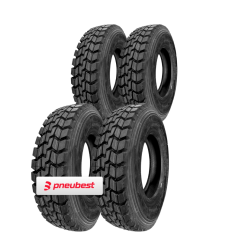 Kit 4 Pneus 215/75r17.5 Borrachudo 18 Lonas 135/133J FT68 Fortune