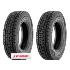 Kit 2 Pneus 215/75R17.5 Borrachudo Misto 126/124M Endurace RD Apollo