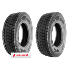 Kit 2 Pneus 295/80R22.5 Tração 16 Lonas 152/148M Endurace RD2 Apollo