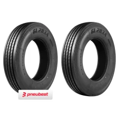 Kit 2 Pneus 275/80R22.5 Liso 18 Lonas 149/146L GL283A Samson