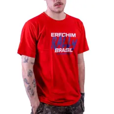 Camiseta vermelha Unissex