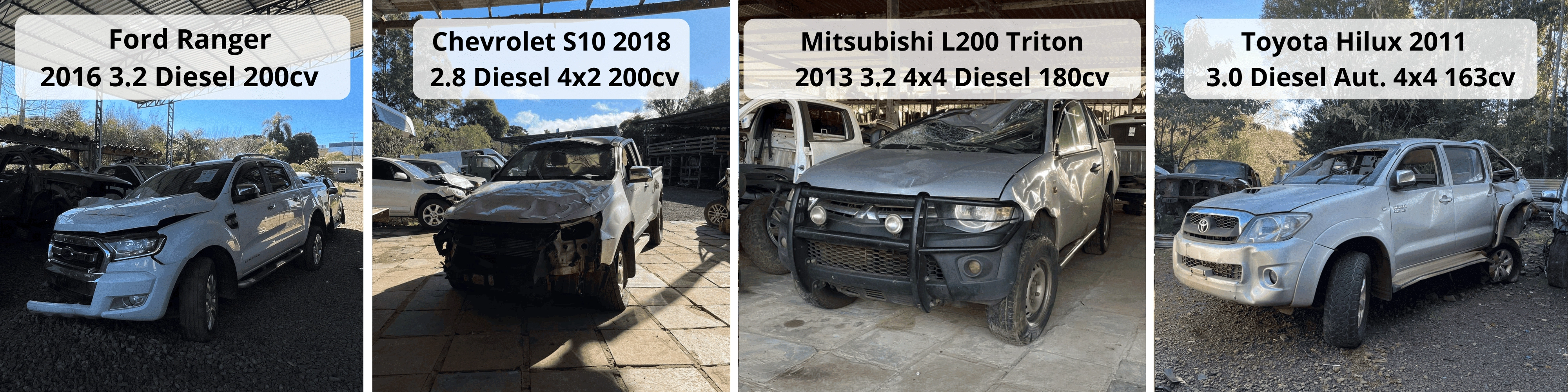 Conheça nossas sucatas