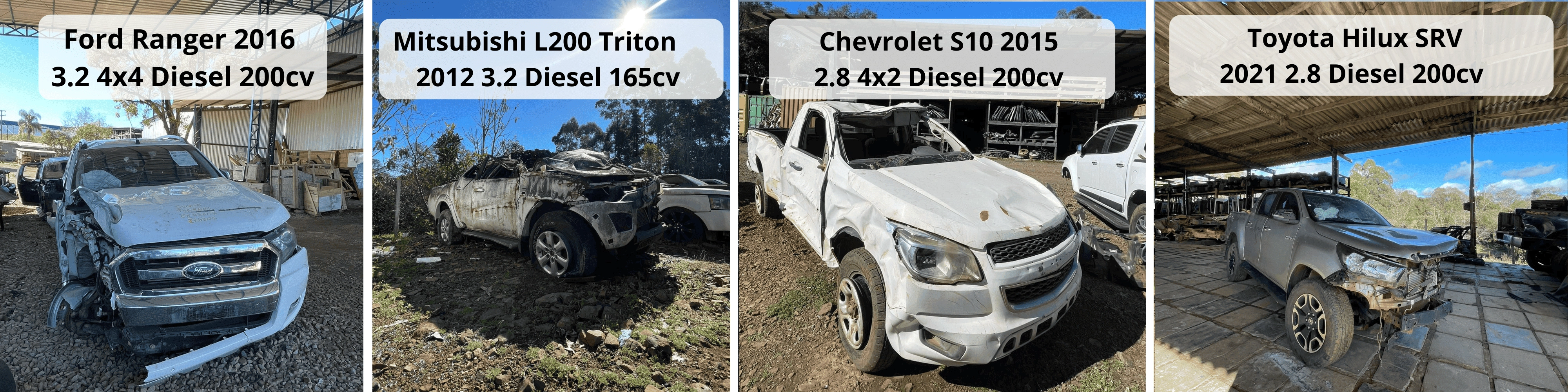 Conheça nossas sucatas