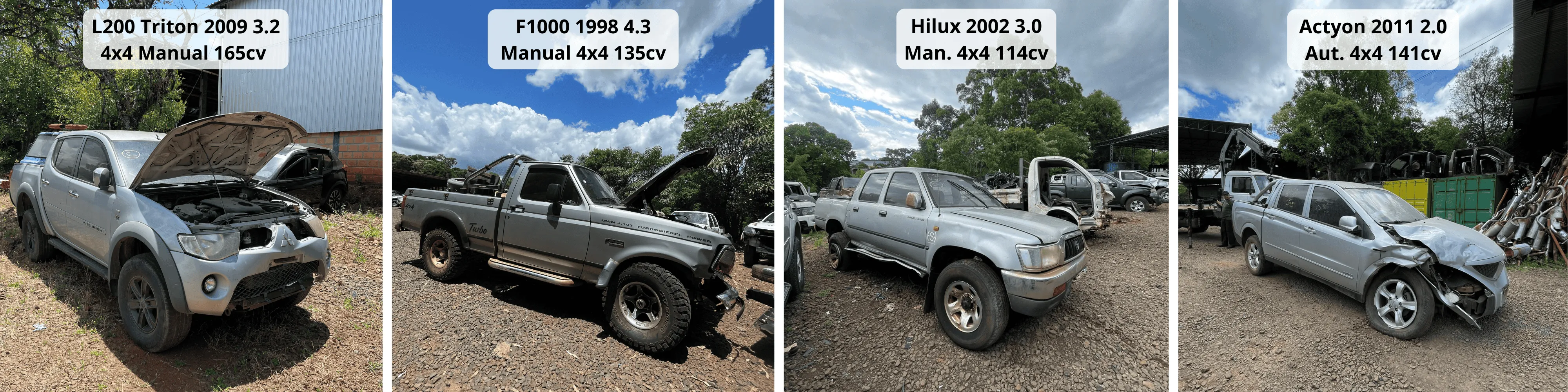 Conheça nossas sucatas