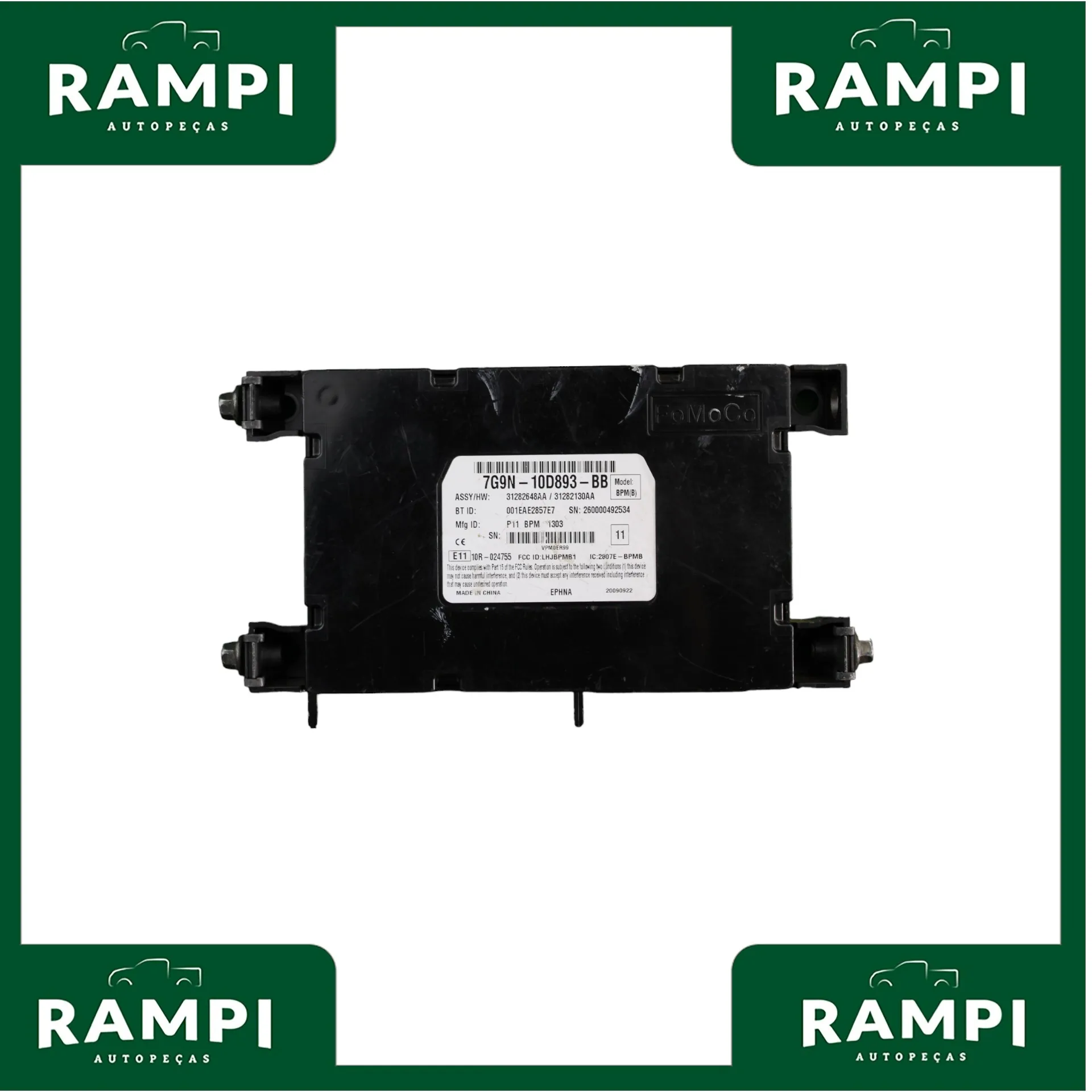 Módulo Central Bluetooth Xc60 2012 7g9n10d893bb