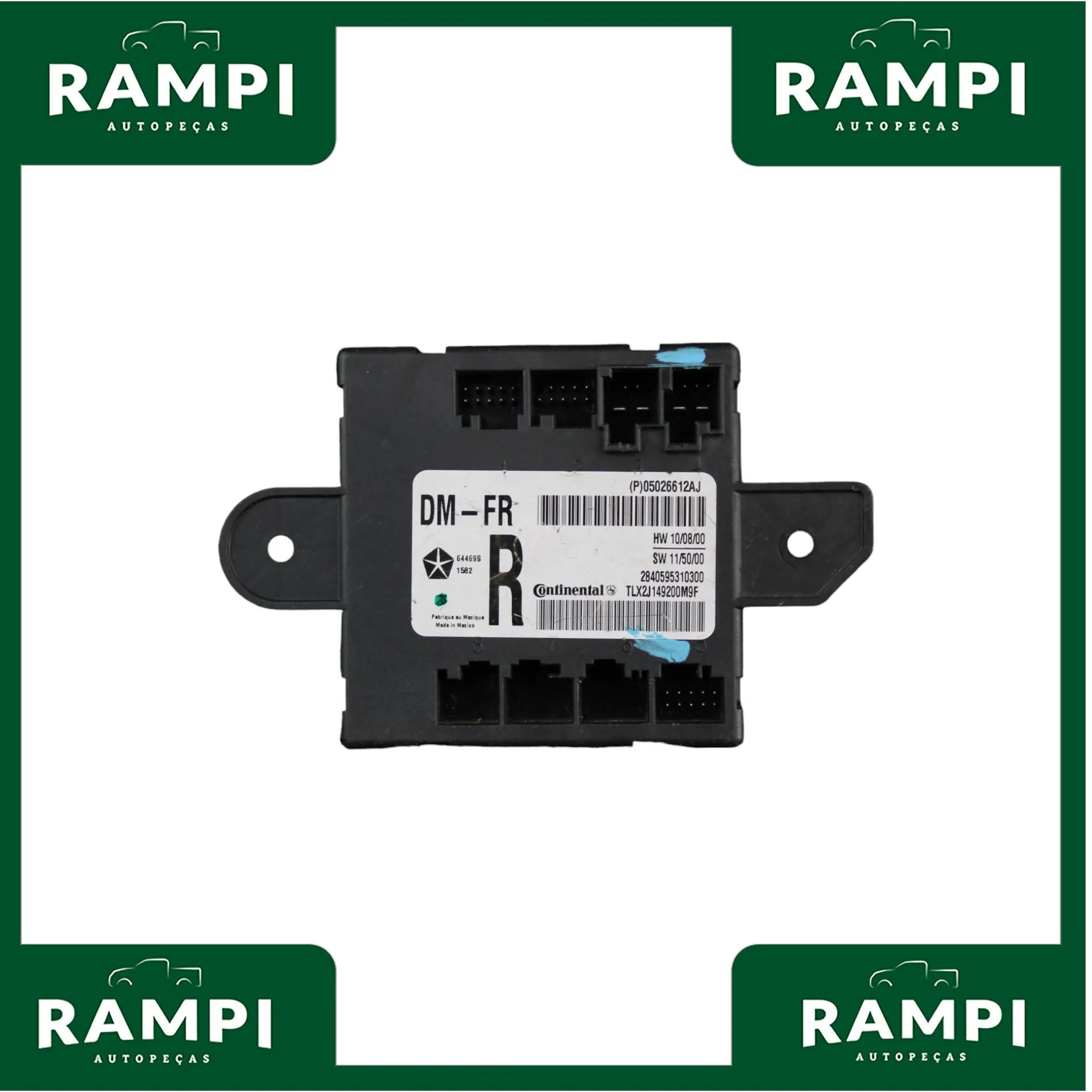 Módulo Central de Porta Dianteira Direita Dodge Journey 2012 2840595310300 05026612aj