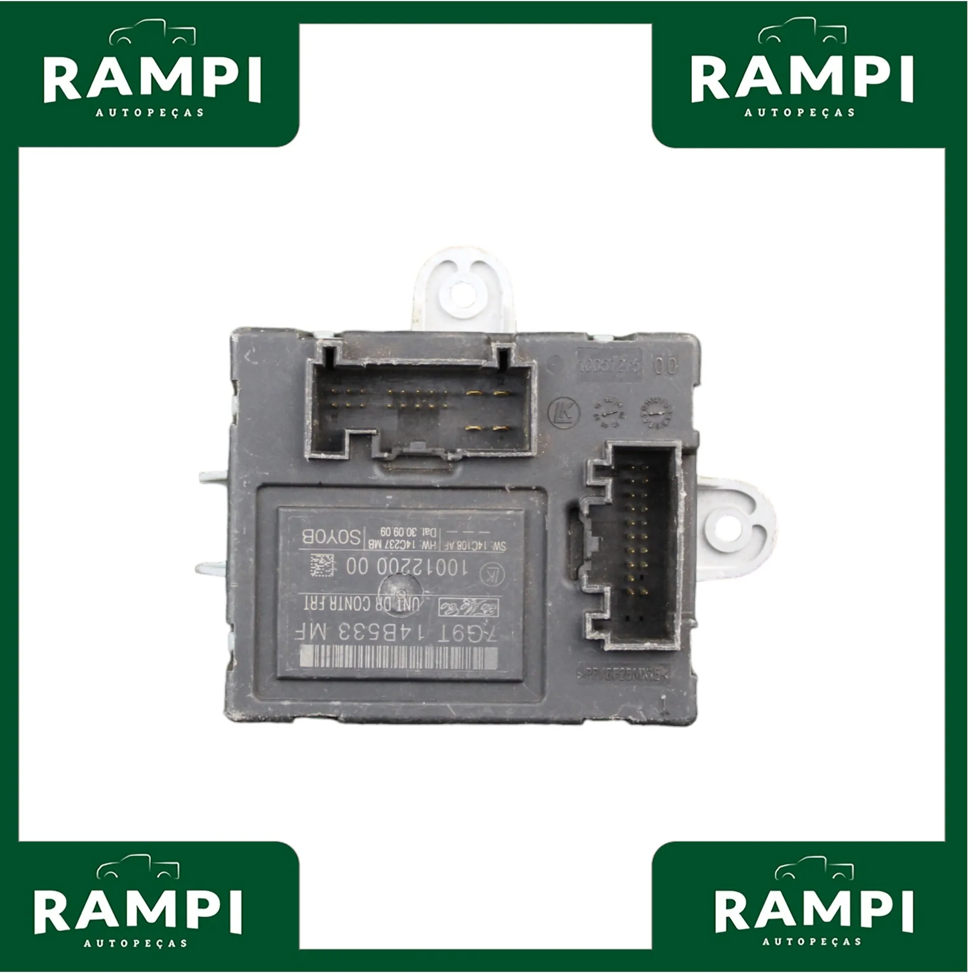 Módulo Central de Porta Dianteira Direita Xc60 2012 7g9t14b533mf