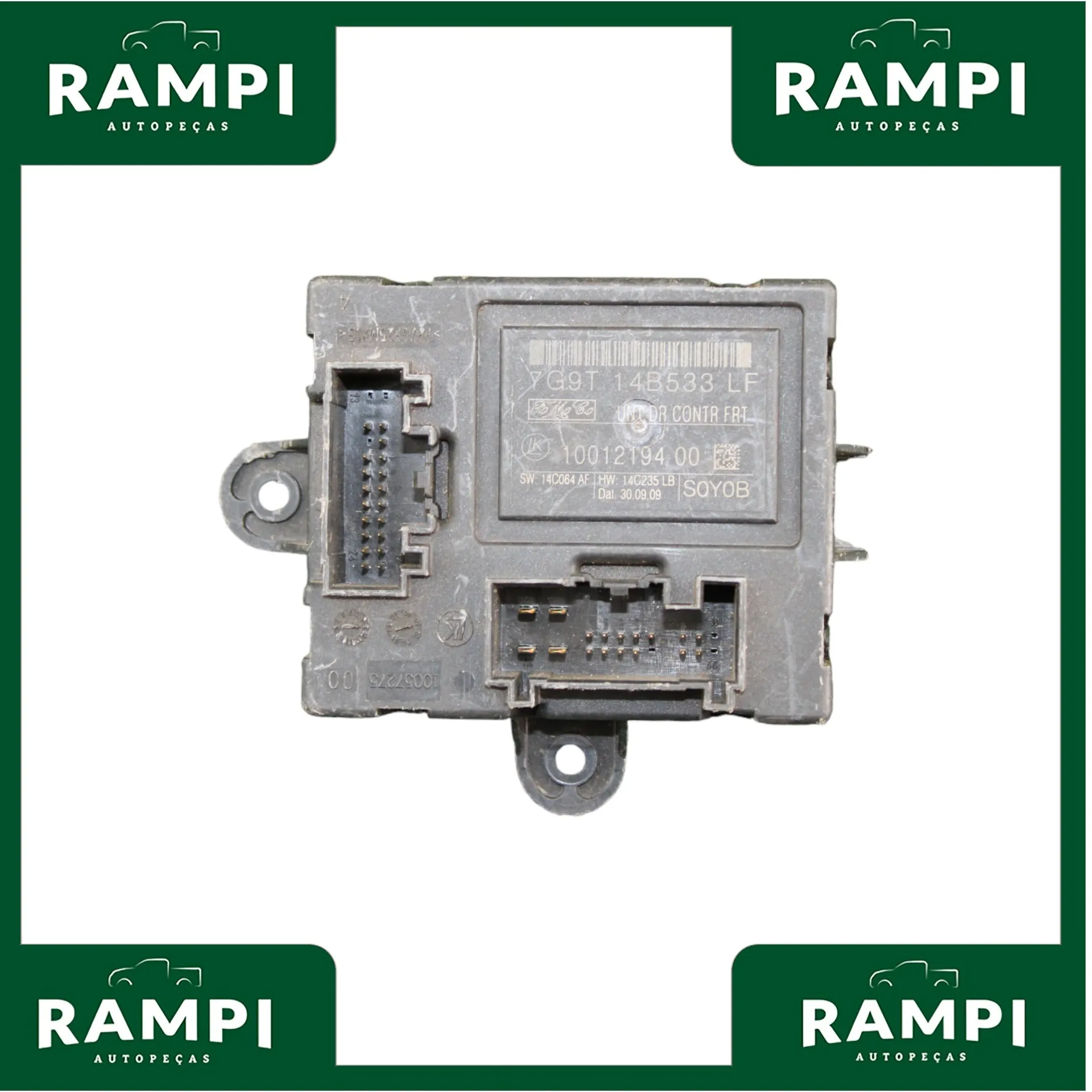 Módulo Central de Porta Dianteira Esquerda Xc60 2012 7g9t14b533lf