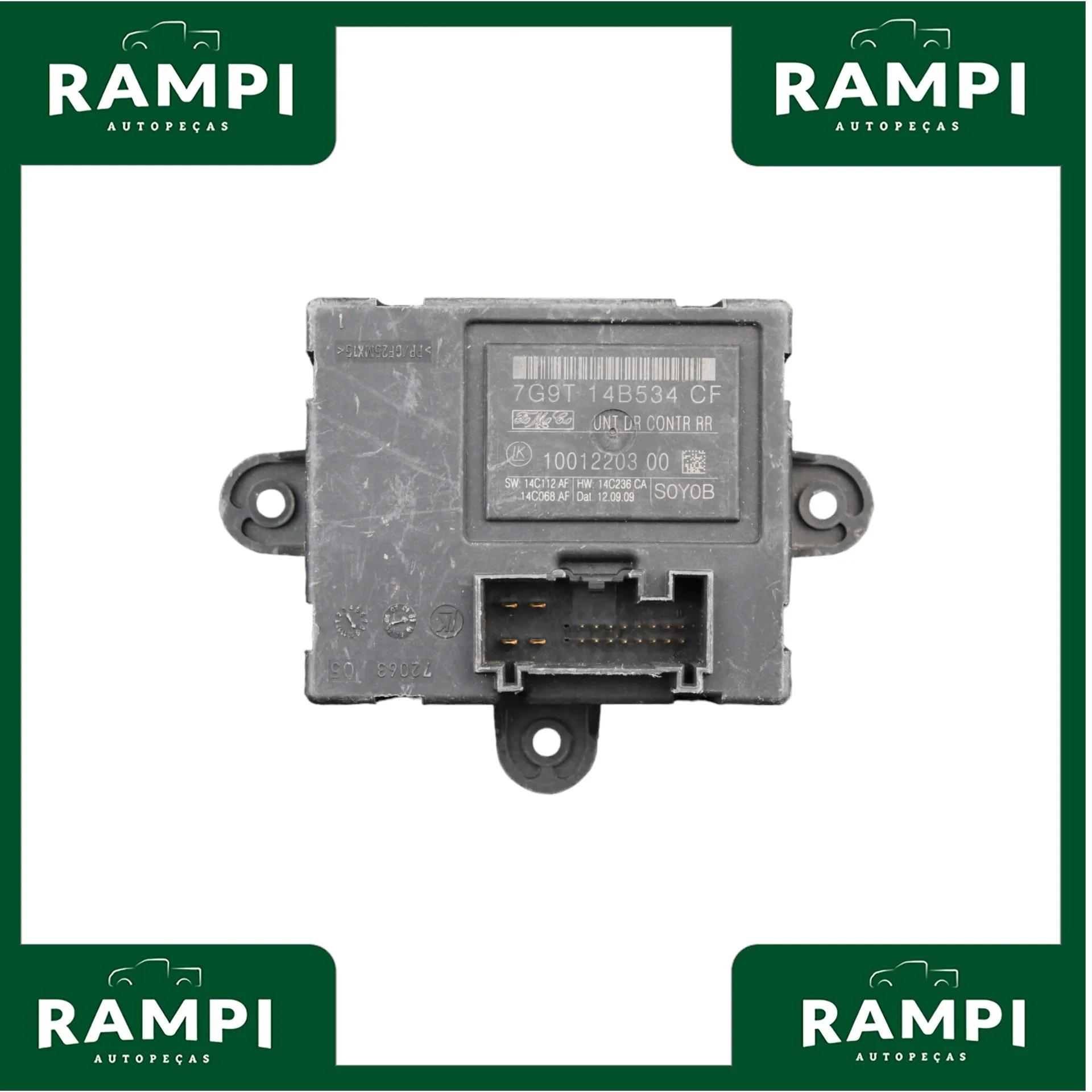 Módulo Central de Porta Xc60 2012 Traseira Esquerda 7g9t14b534cf