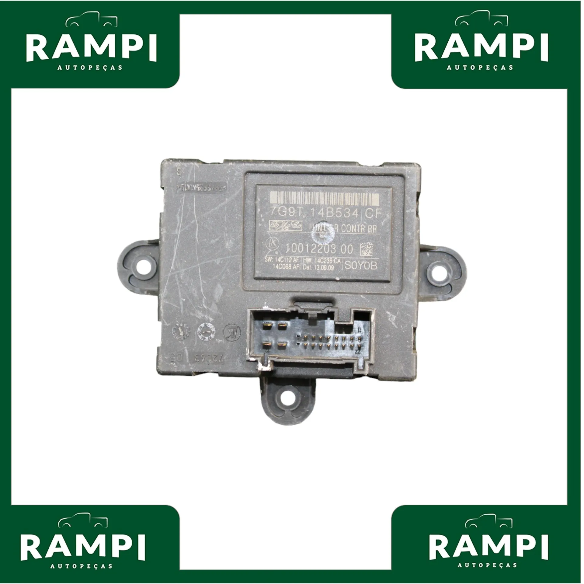 Módulo Central de Porta Xc60 2012 Traseiro Direito 7g9t14b534cf