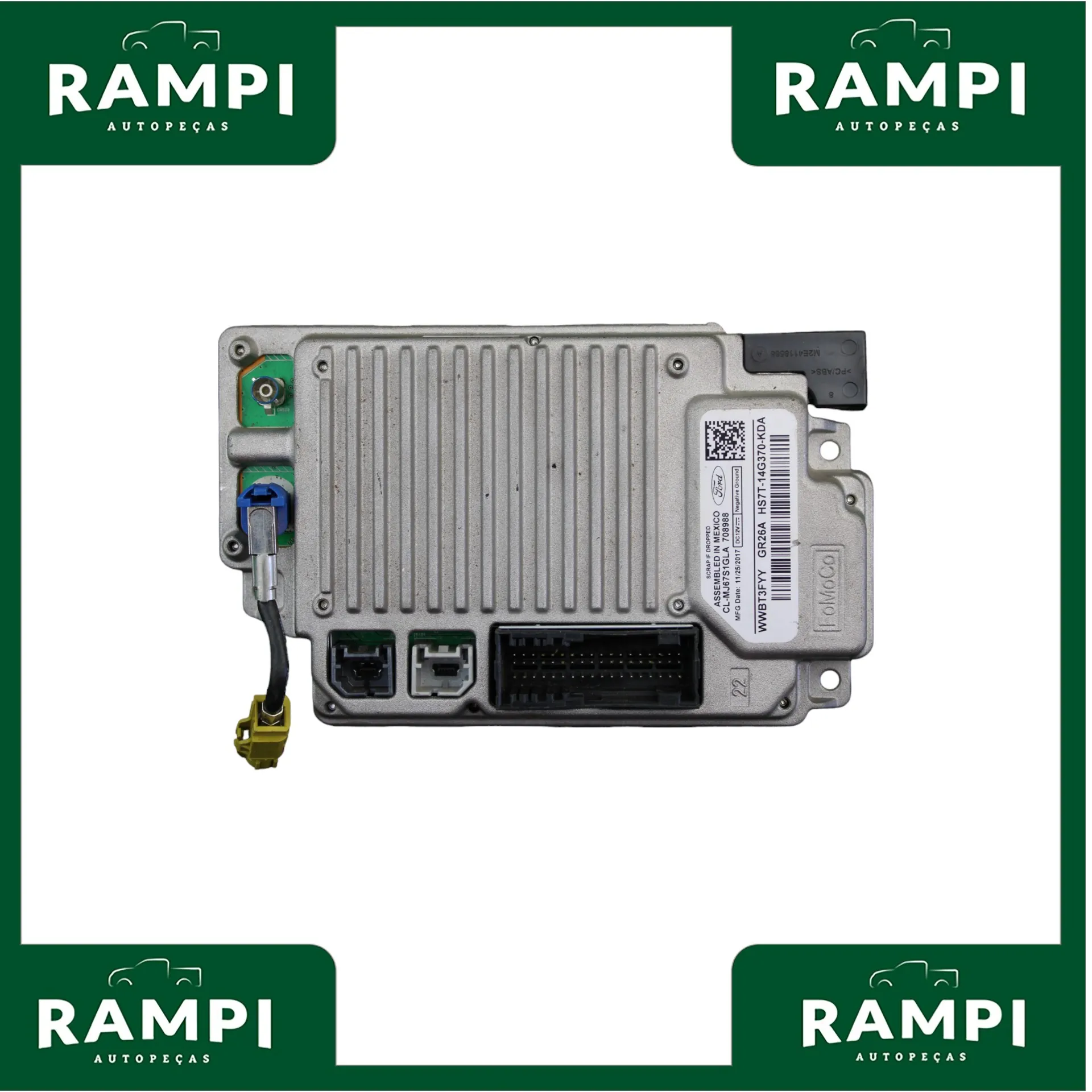 Módulo Central Multimidia Ranger Limited 2019 Hs7t14g370kda