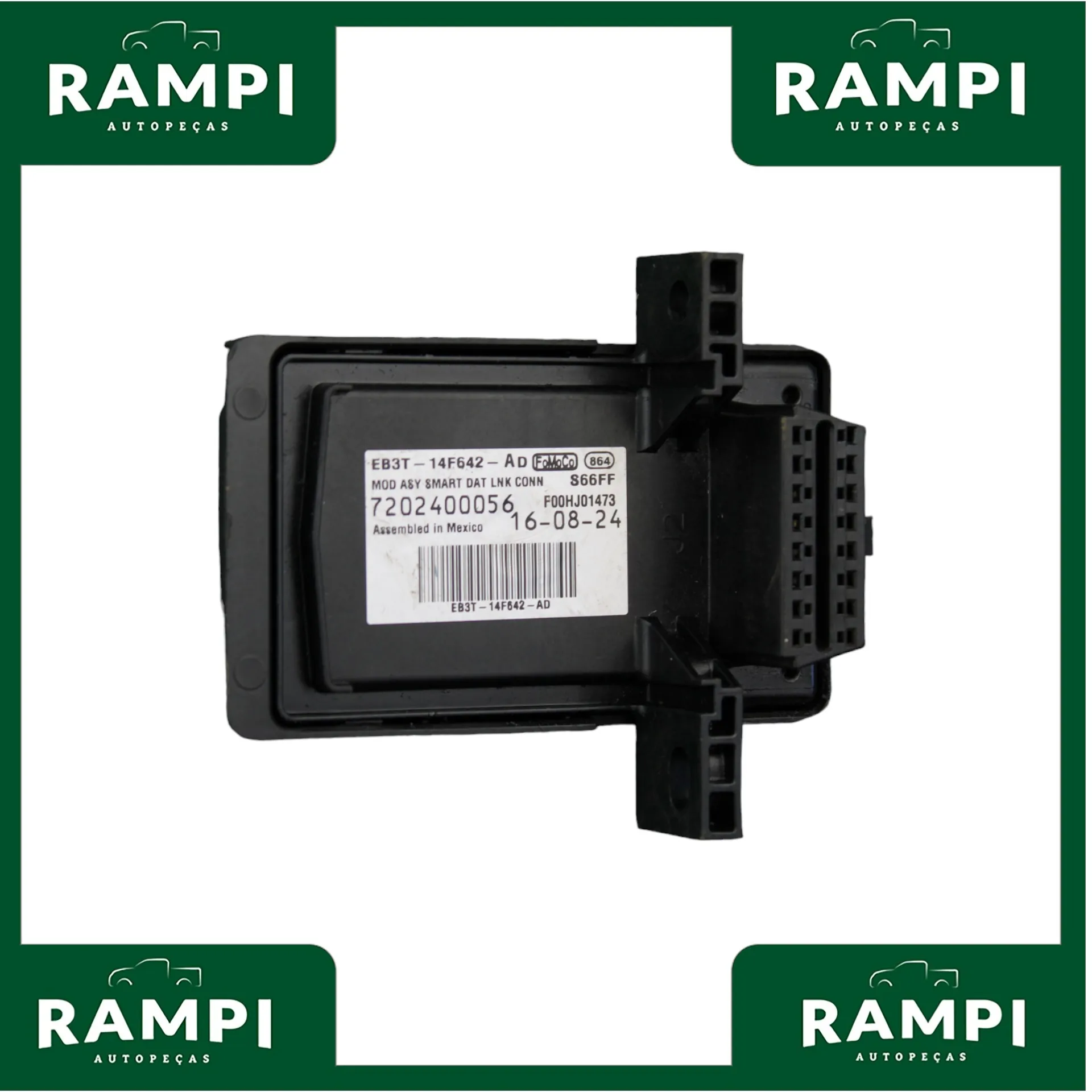 Módulo Central Obd Ranger 2019 Eb3t14f642ad
