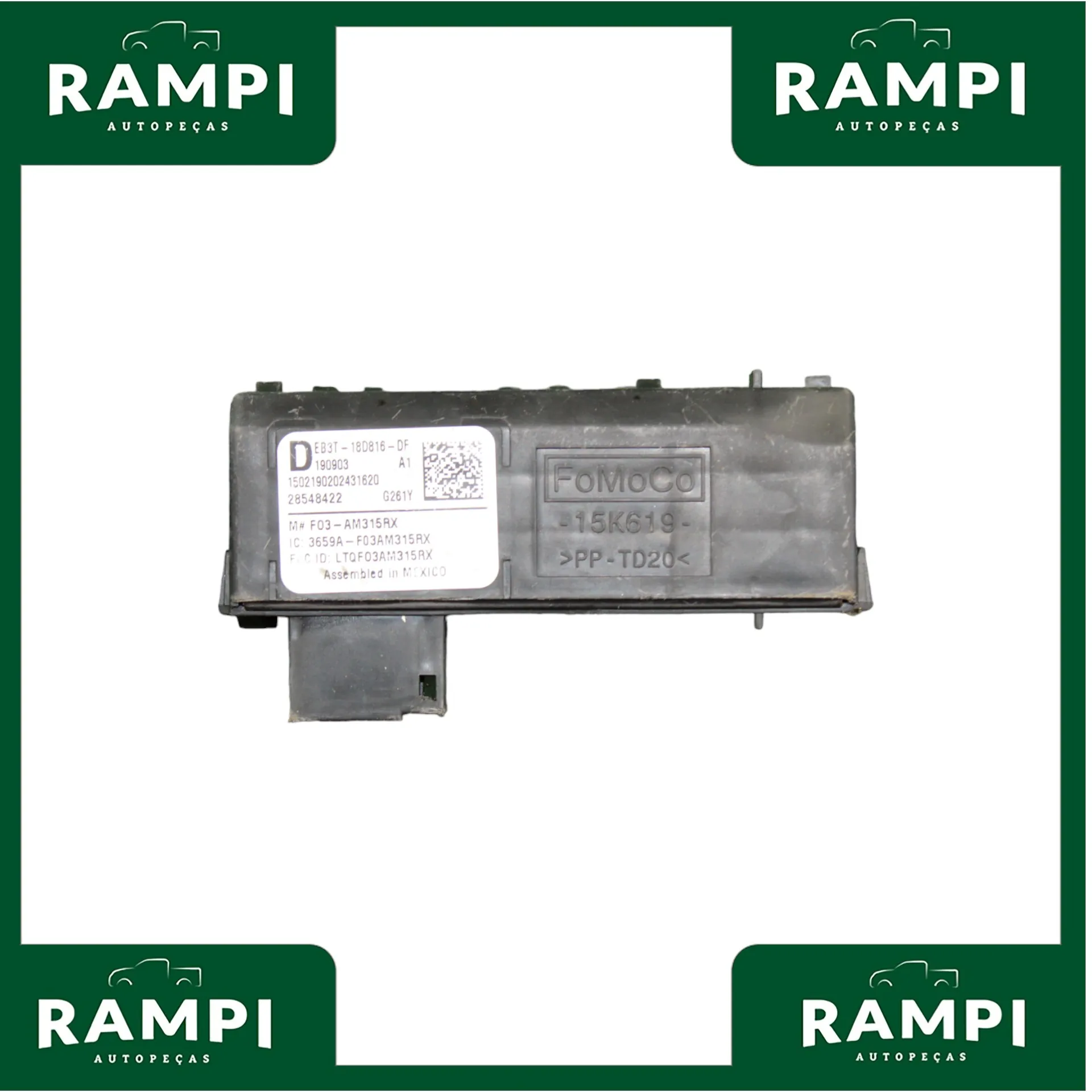 Módulo Central Teto Ranger 2017 Eb3t18d816df
