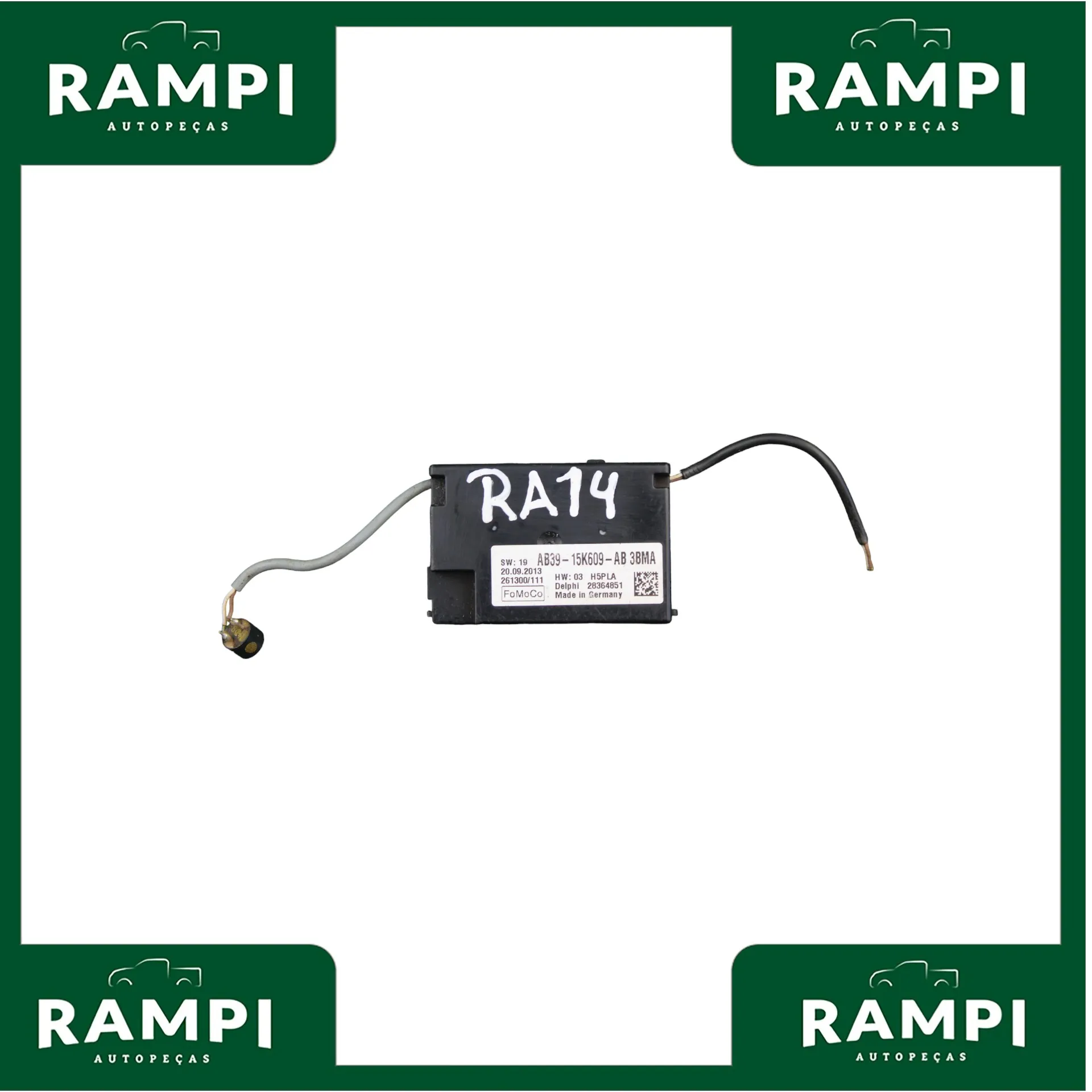 Módulo Luz de Teto Ranger 2014 Ab3915k609ab