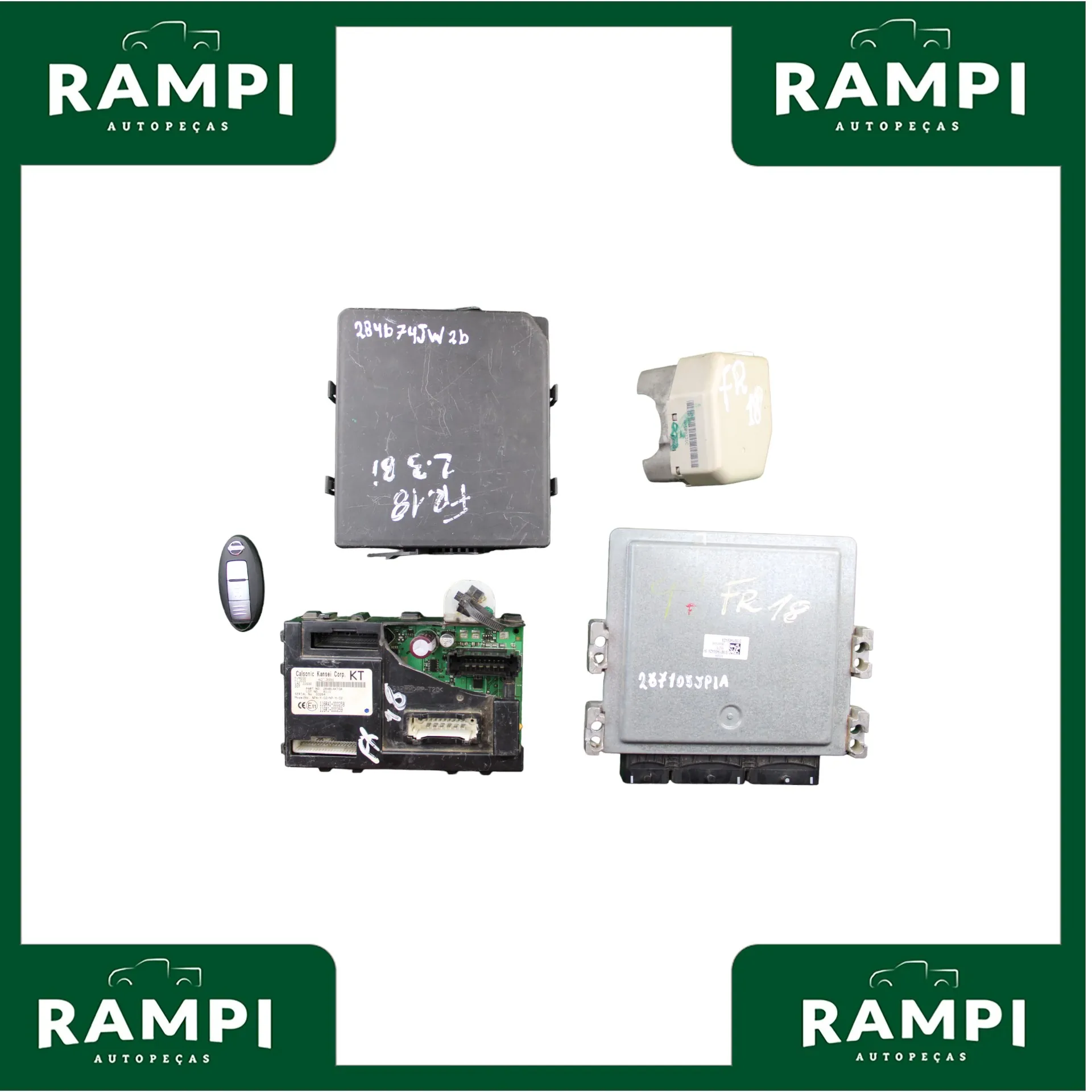 Kit de Injeção Frontier 2021 2.3 Diesel Chave Presença 237105jp1a
