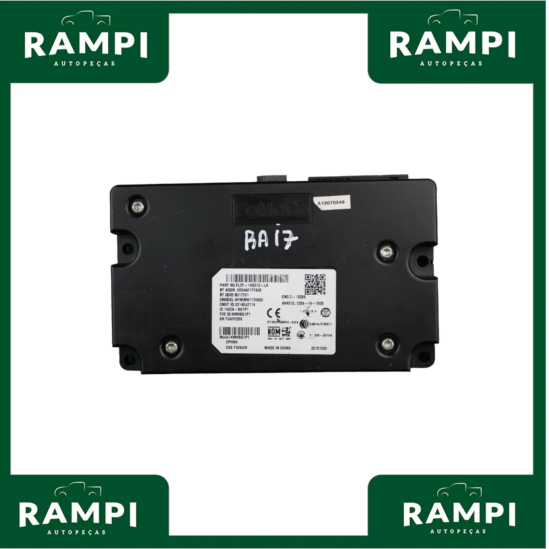 Módulo Central Bluetooth Ranger 2017 fl3t14d212la