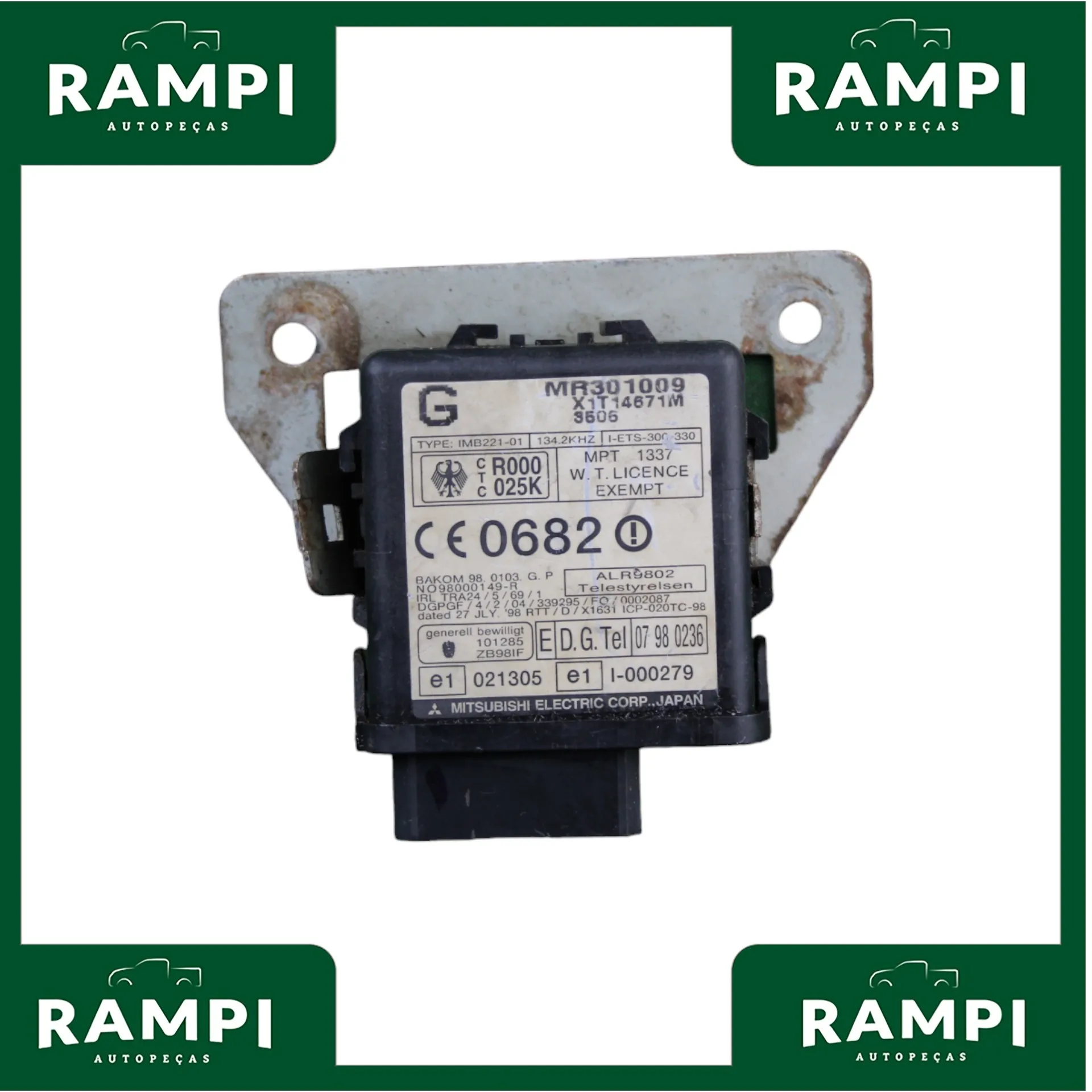 Módulo Central Ecu Imobilizador L200 Outdoor 2010 2.5 Mr301009