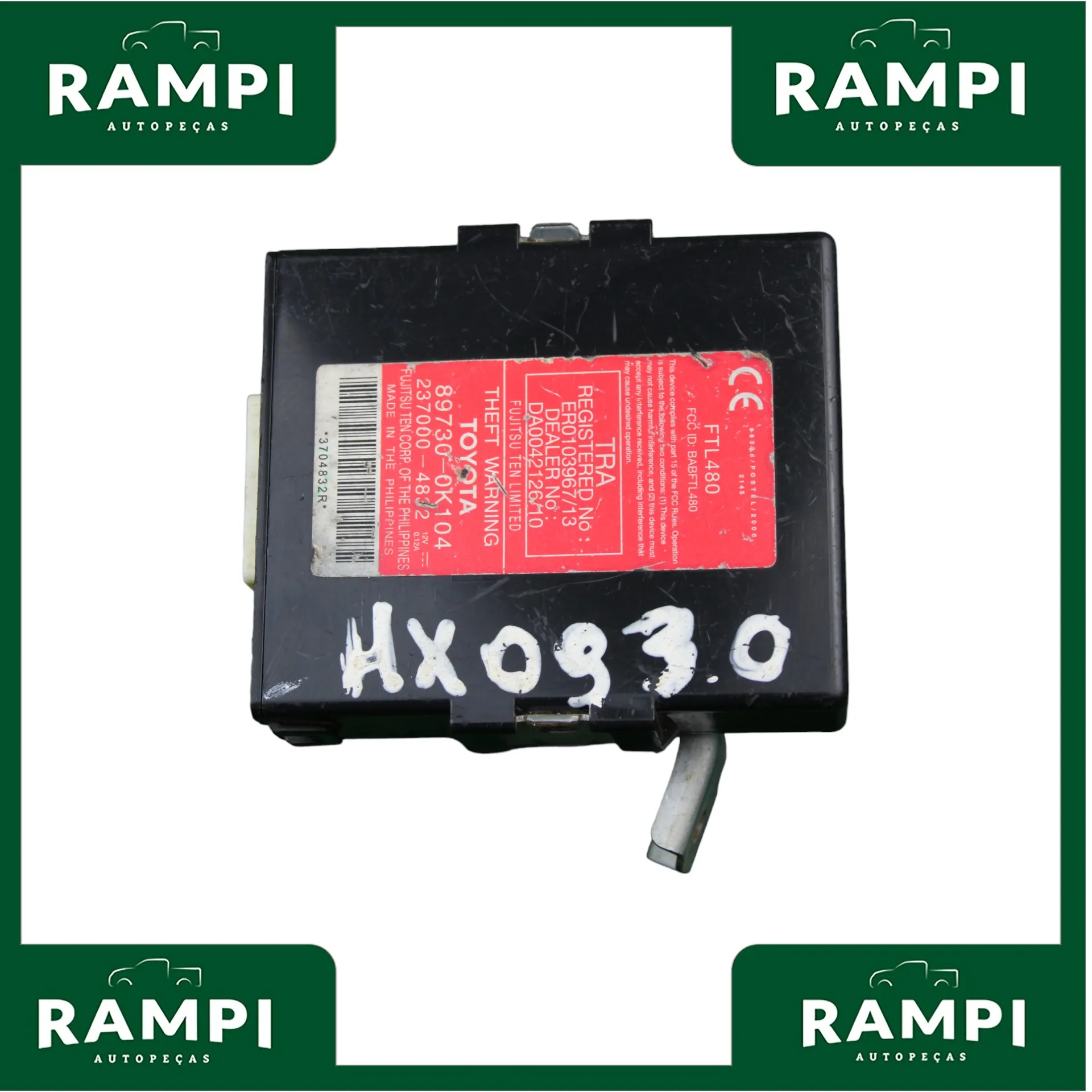 Módulo Central Alarme Hilux 2009 3.0 897300k104