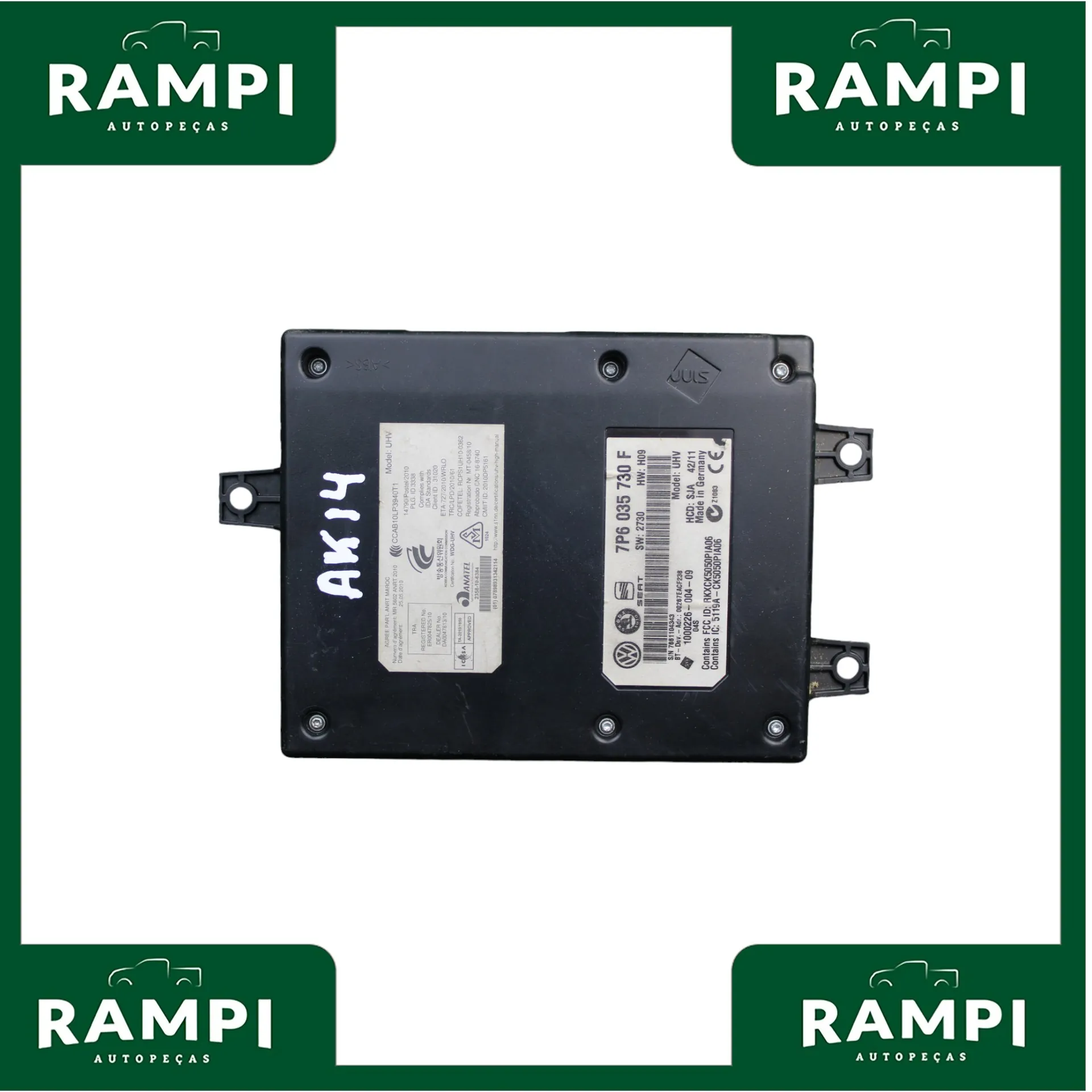 Módulo Central Bluetooth Amarok 2014 7p6035730f