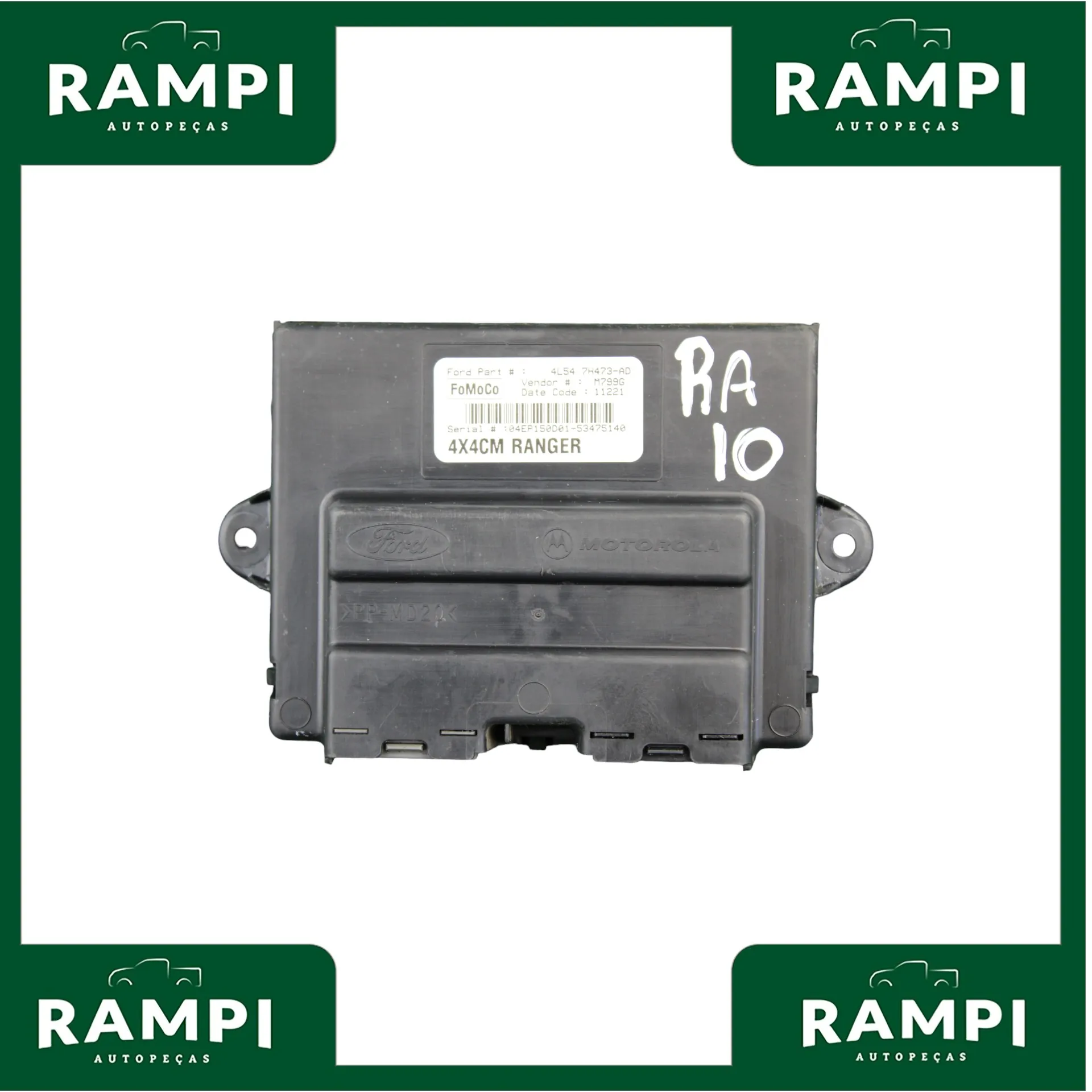 Módulo Central De Tração 4x4 ranger 2010 3.0 4l547h473ad