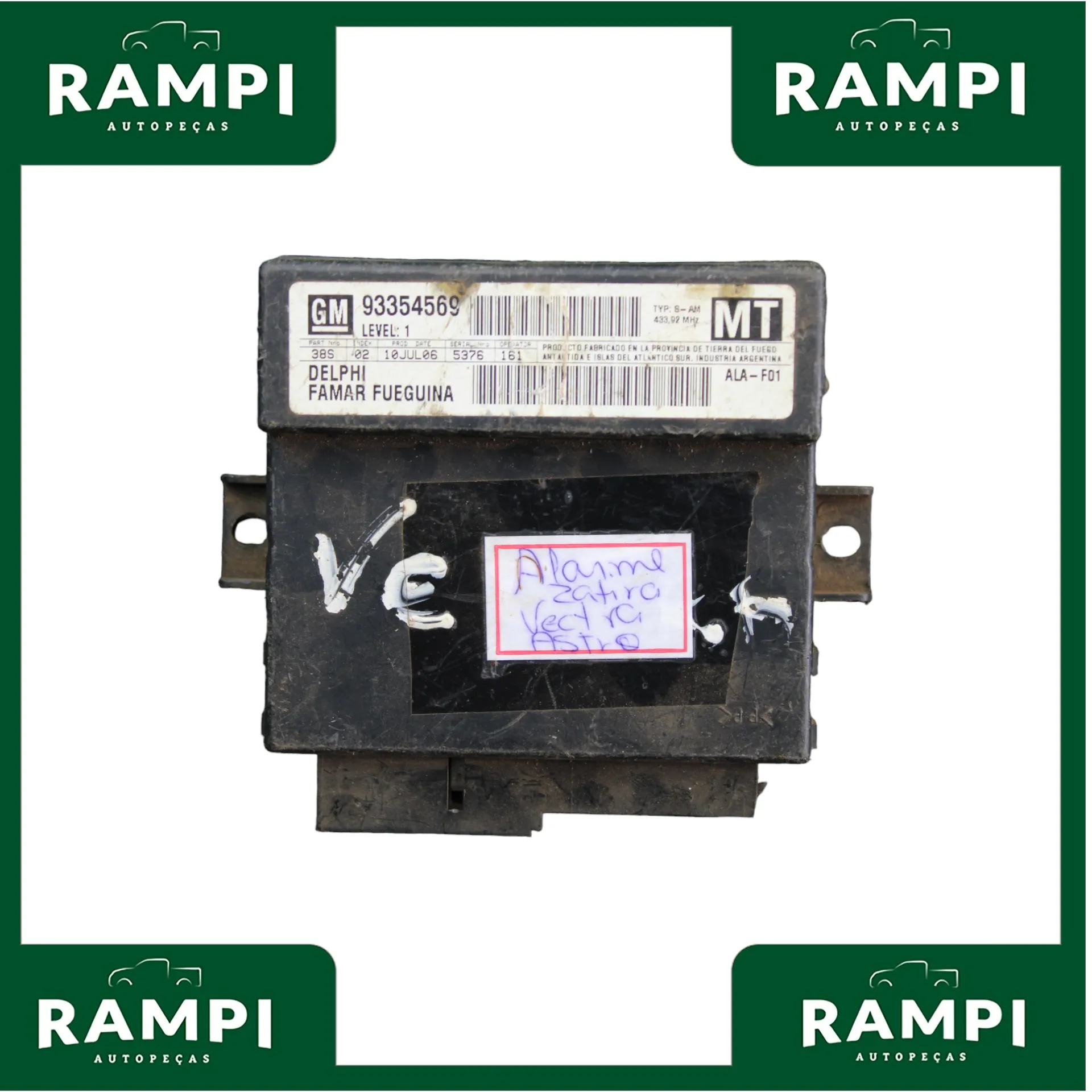 Módulo Central Alarme Conforto S10 2001 93354569
