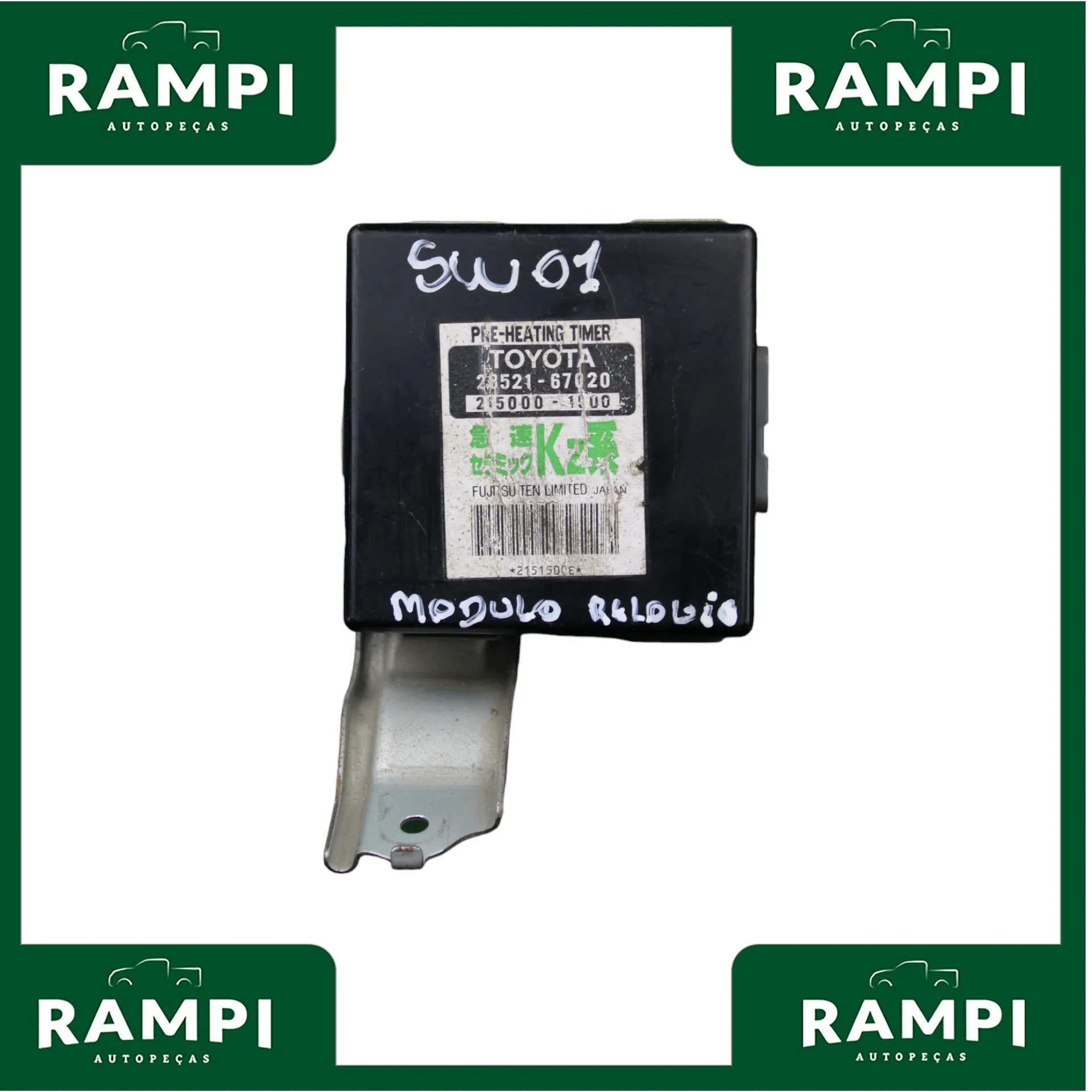 Módulo Central Relogio Hilux Sw4 2001 2852167020