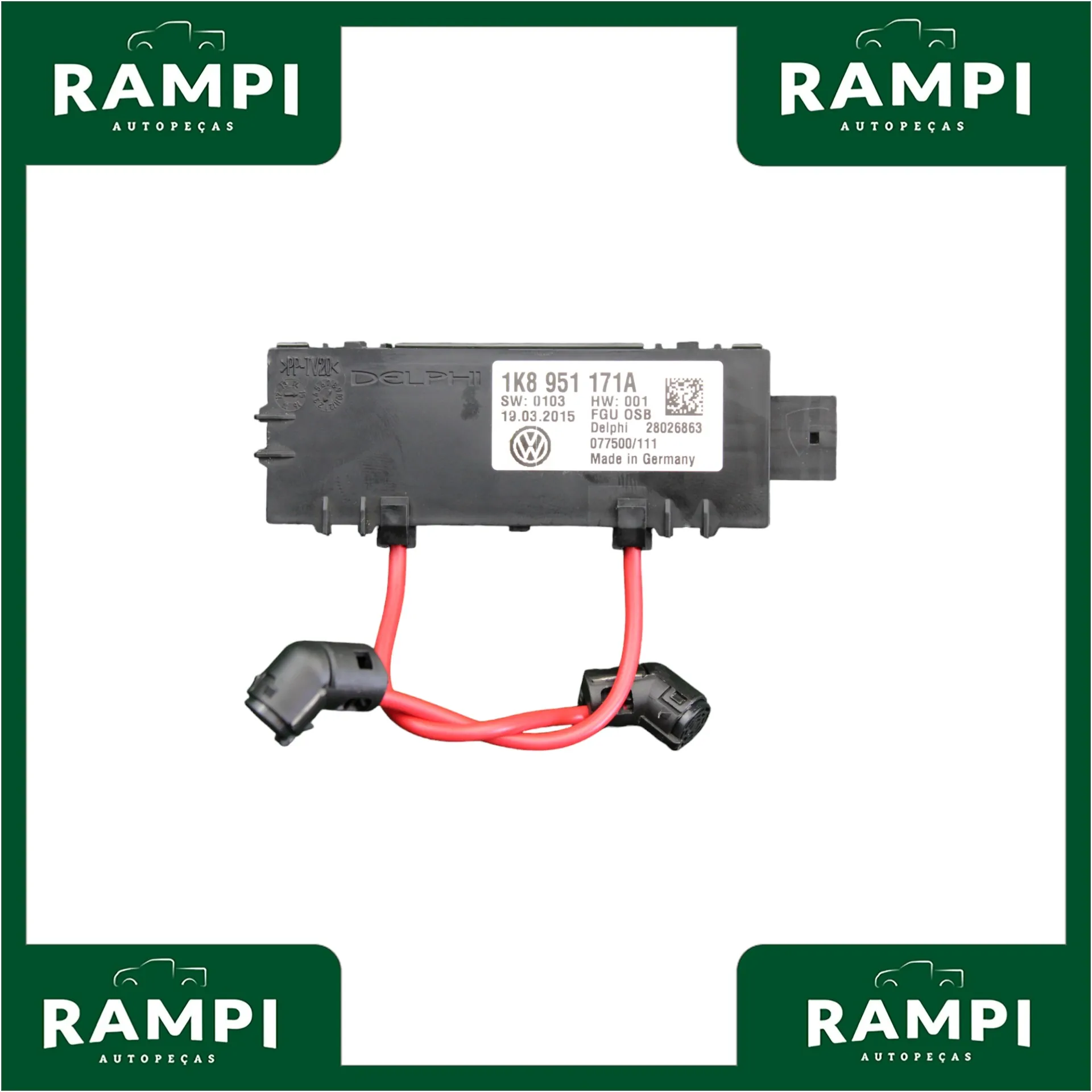 Sensor Ultrasom Amarok 2014 1k8951171a