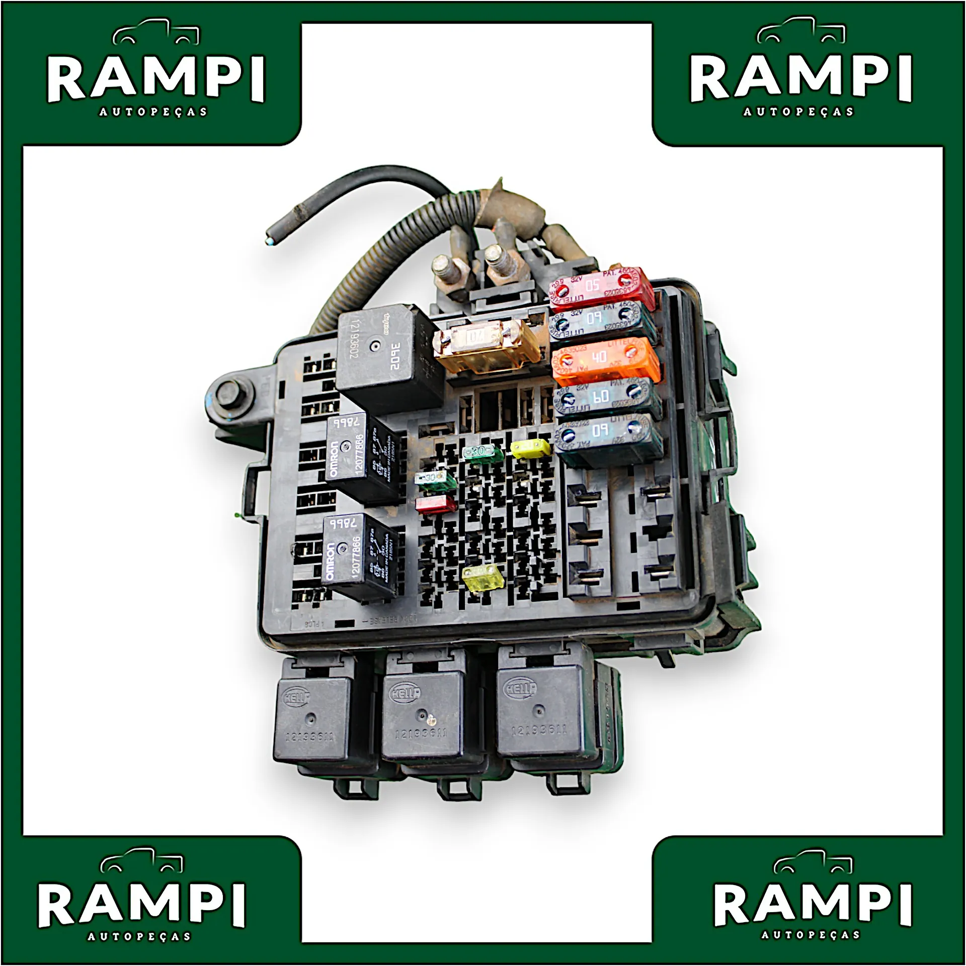 Caixa De Fusível Chicote Silverado 98 6c Diesel MWM 93293414
