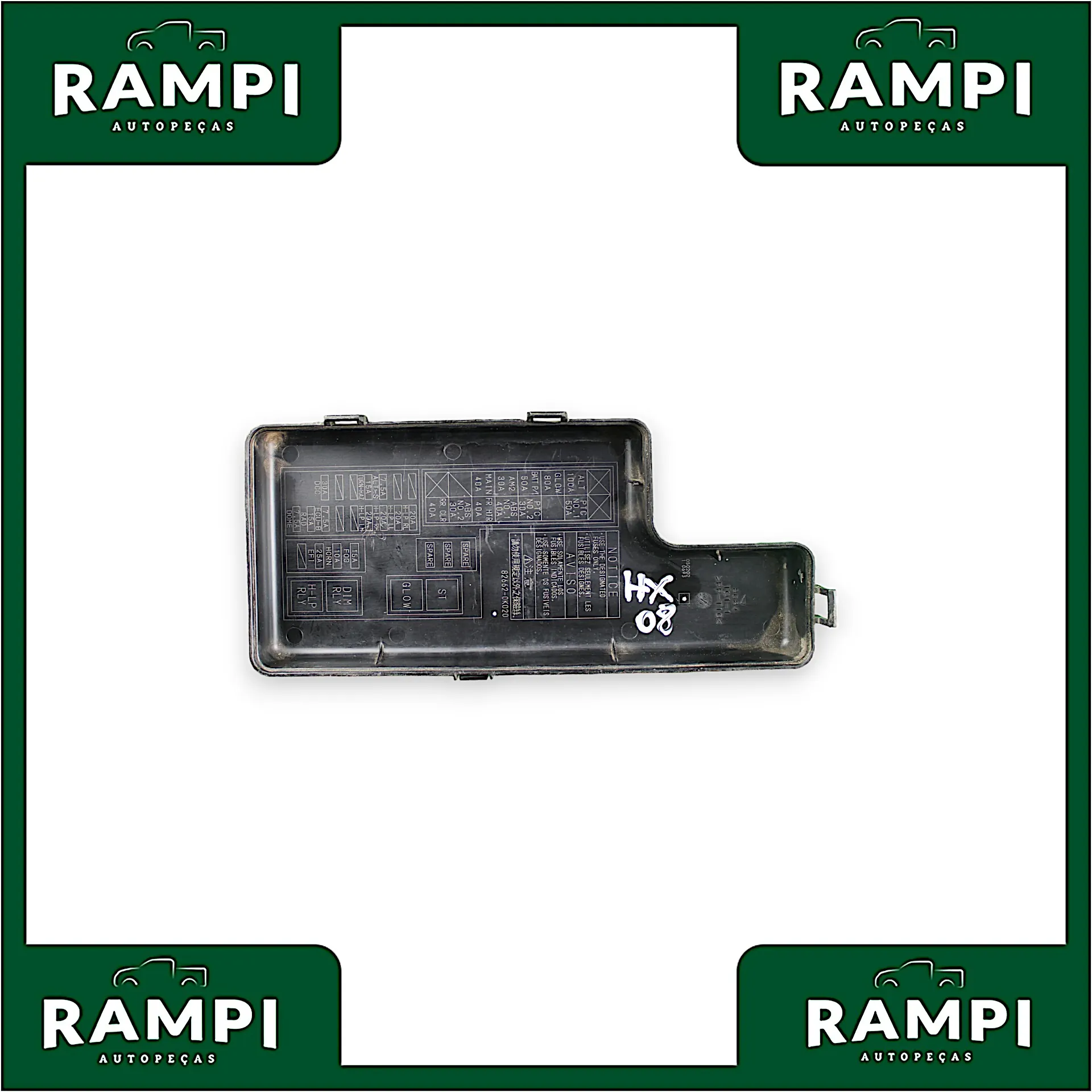 Tampa Caixa De Fusível Hilux 2008 3.0 Diesel