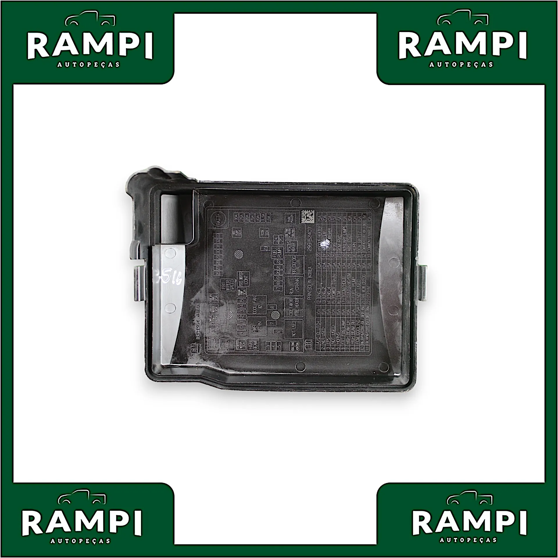 Tampa Caixa De Fusível S10 2016 2.8 Diesel