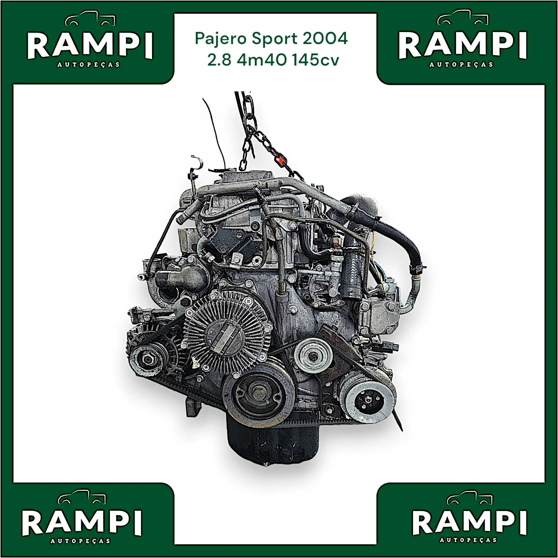 Motor Completo Pajero Sport 2004 145cv