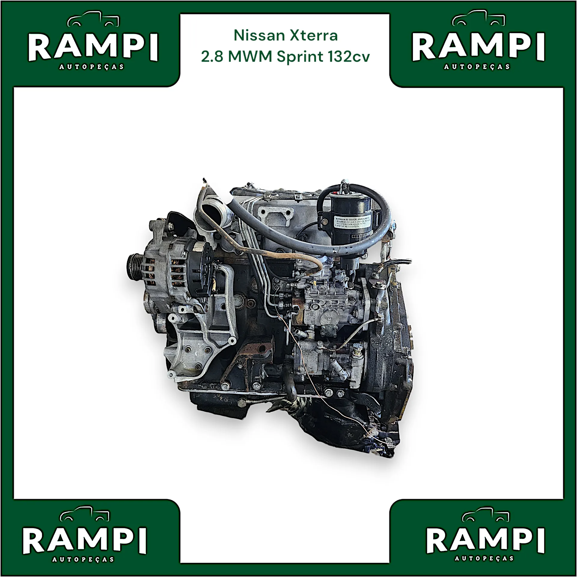 Motor Completo Nissan Xterra 2.8 MWM Sprint 132cv