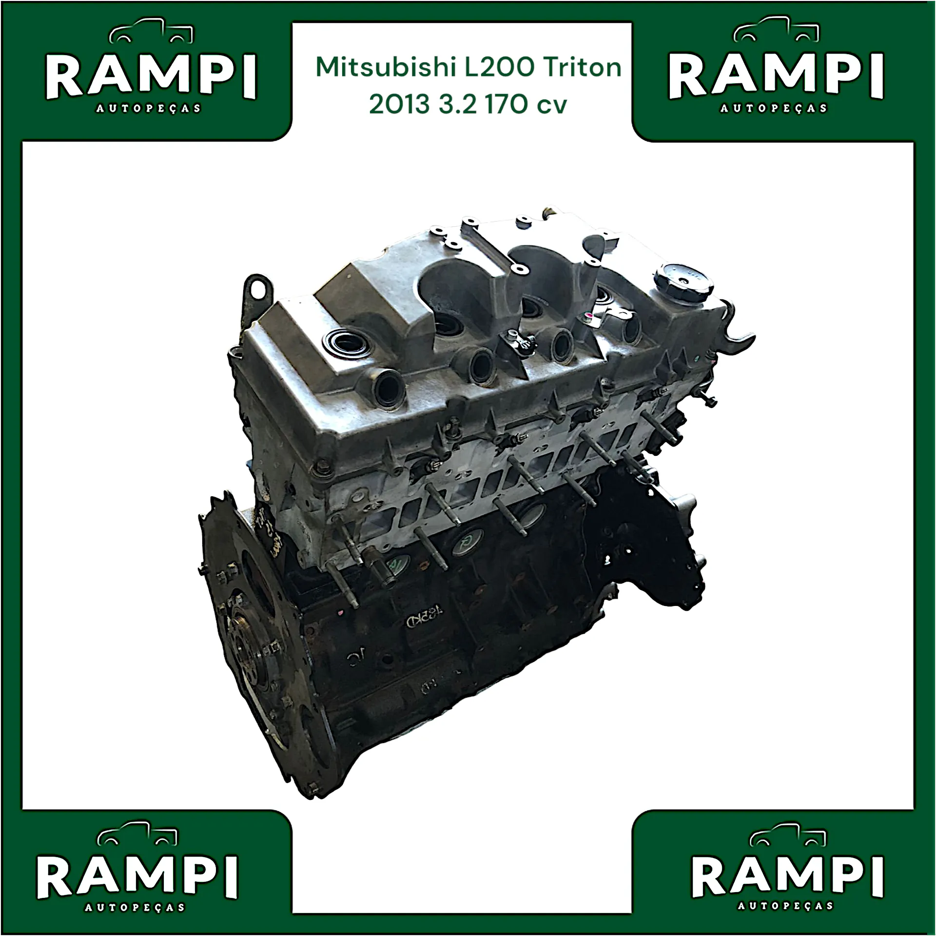 Motor Parcial Mitsubishi L200 Triton 2013 3.2 170cv