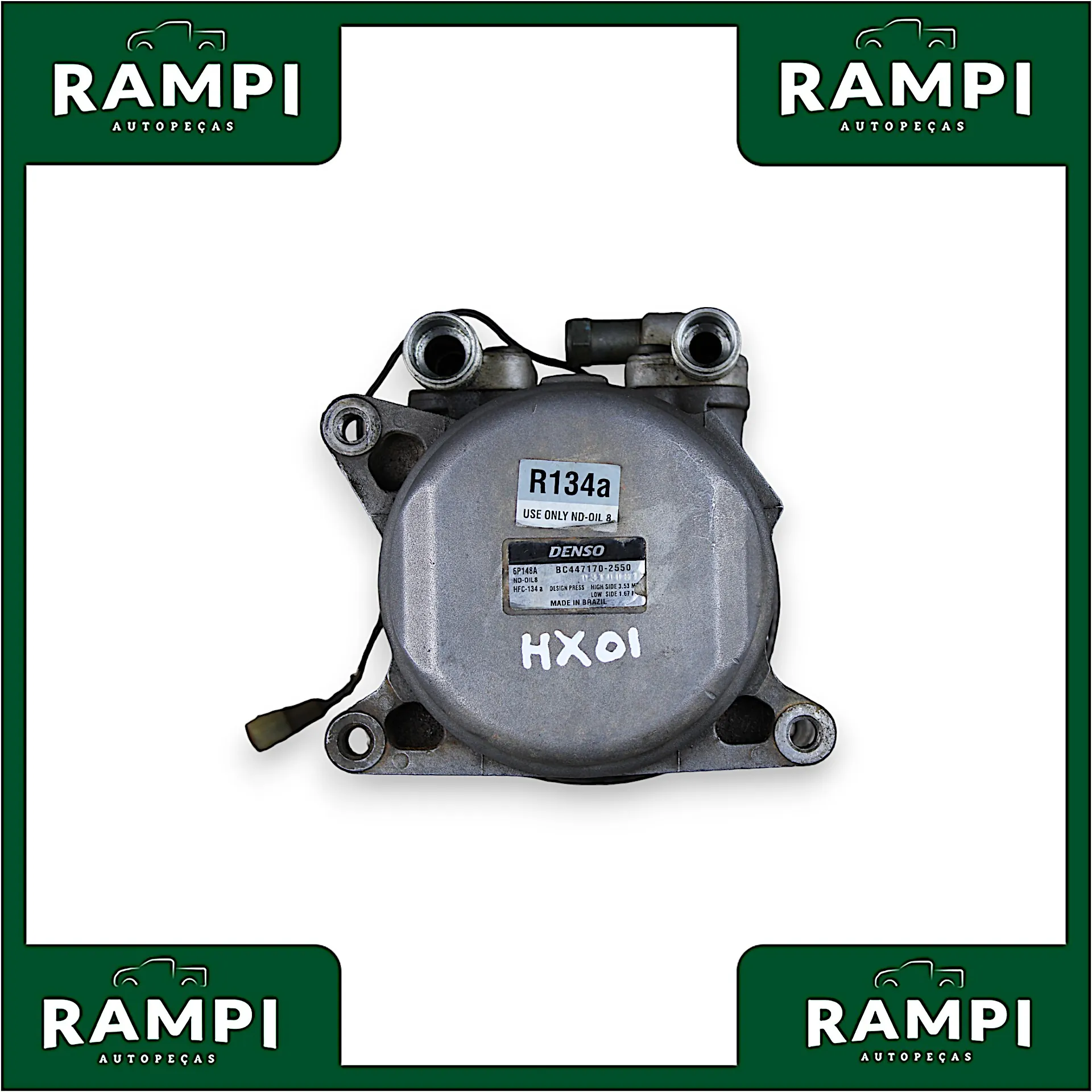 Compressor Ar Condicionado Hilux 2001 2.8 Bc4471702550 