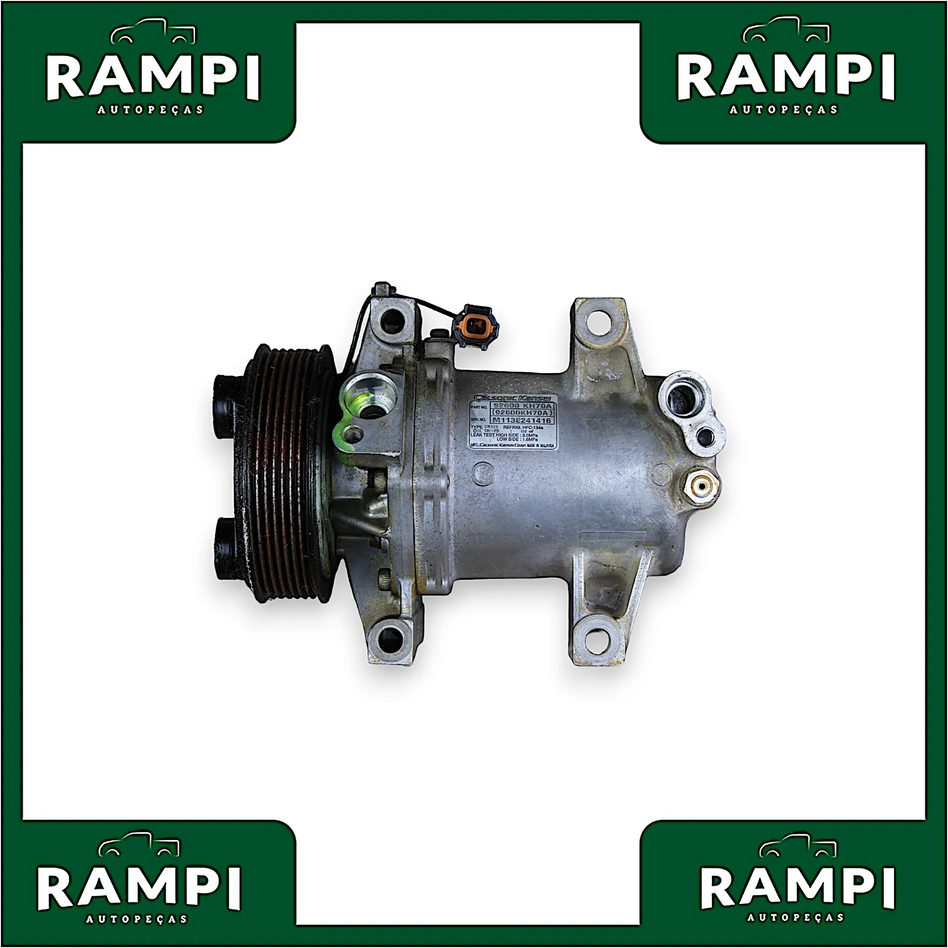 Compressor Ar Condicionado Nissan Frontier 2012 2.5 92600kh70a