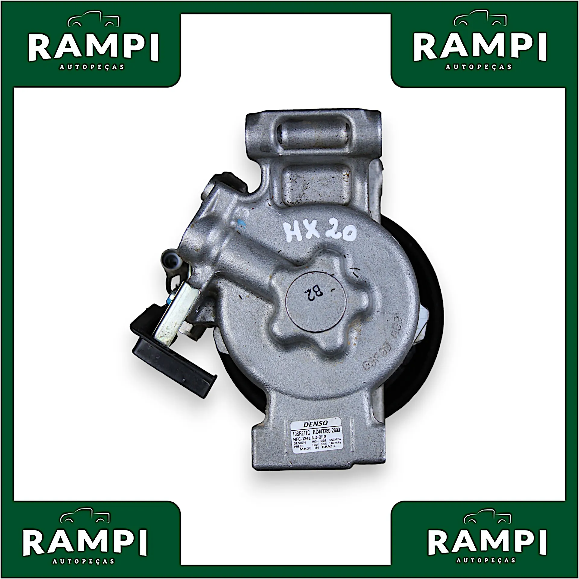 Compressor Ar Condicionado Toyota Hilux 2020 