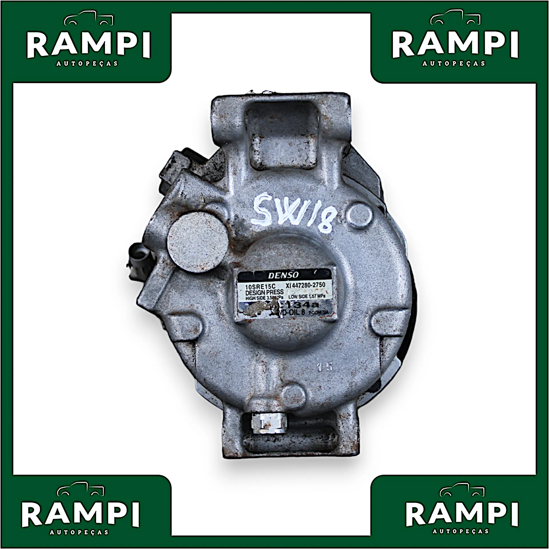 Compressor Ar Condicionado Toyota Hilux Sw4 2018 10sre15c