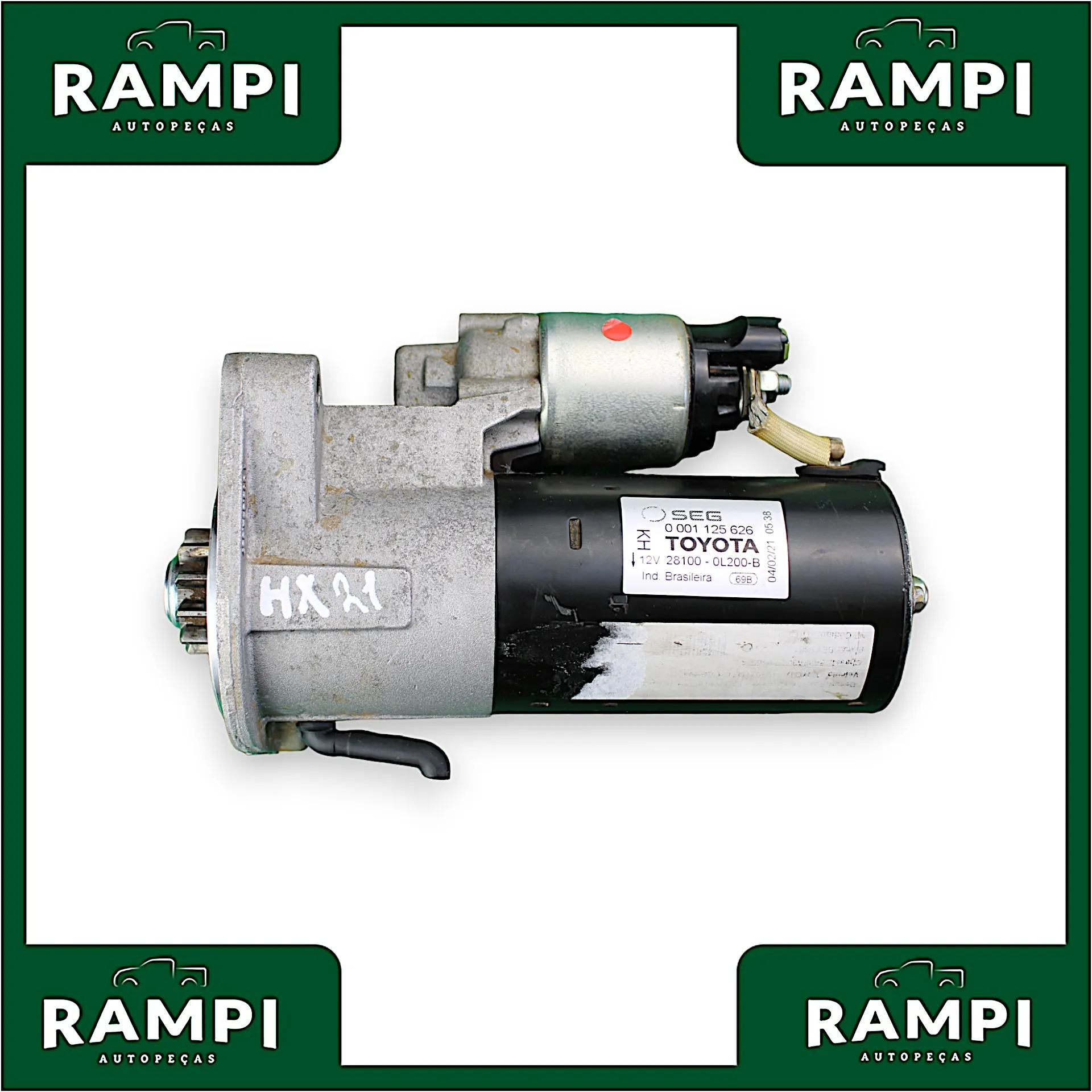 Motor Partida Toyota Hilux 2021 2.8 0001125626