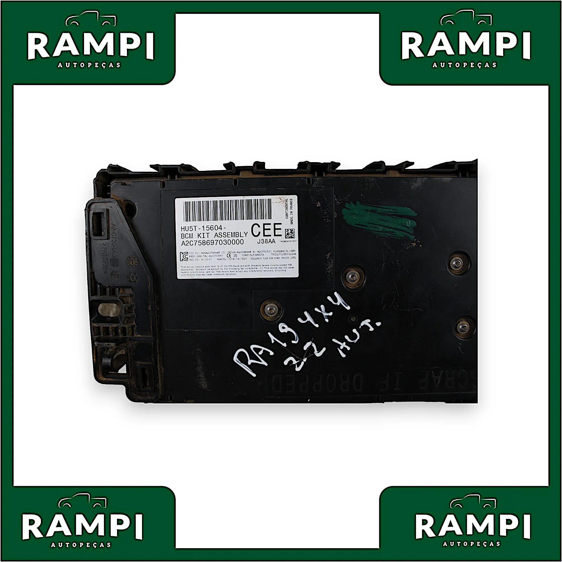 Kit Injeção Ford Ranger 2019 4x4 2.2 Aut. a2c758697030000 a2c9799870301