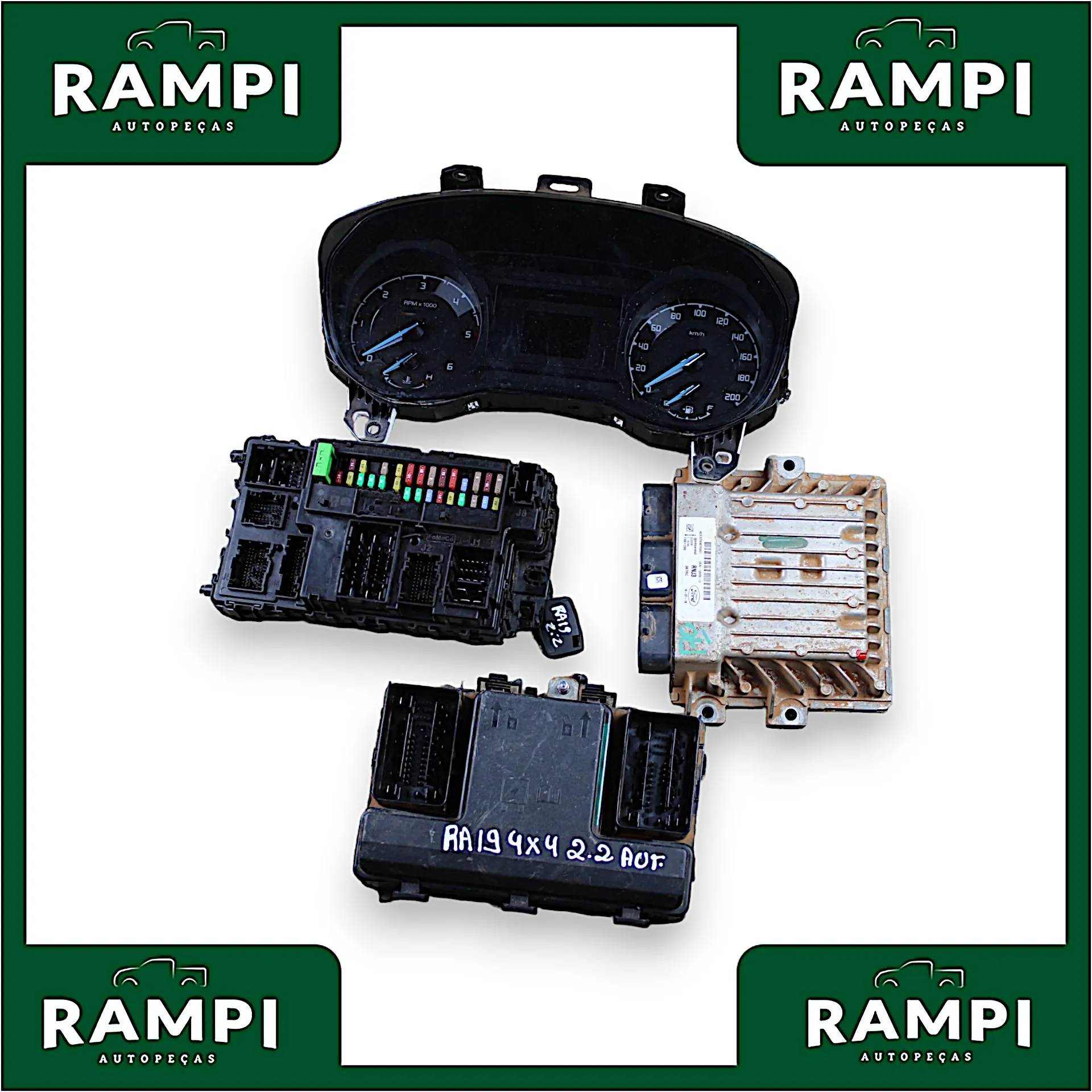Kit Injeção Ford Ranger 2019 4x4 2.2 Aut. a2c758697030000 a2c9799870301
