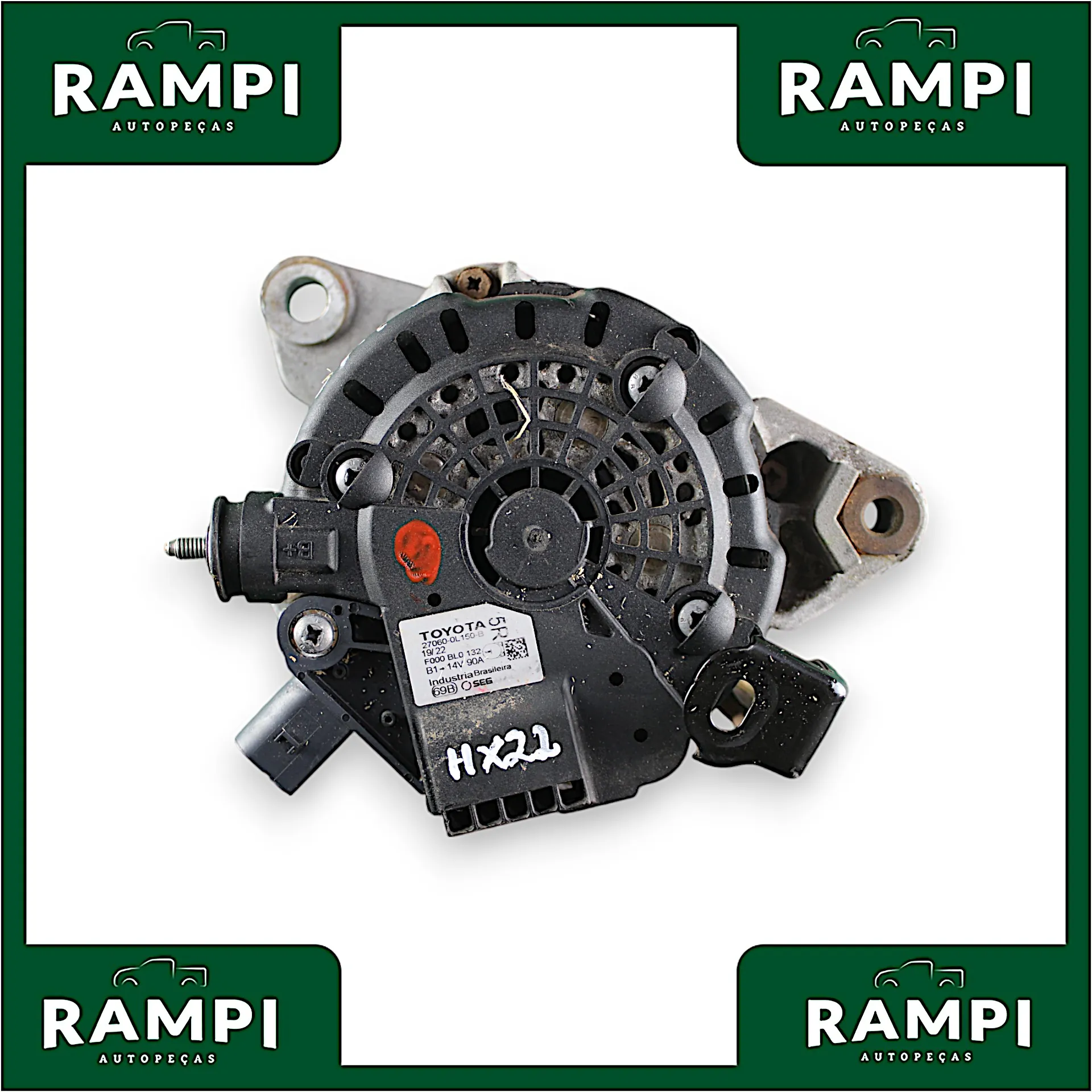 Alternador Toyota Hilux 2.8 Diesel 2016 A 2022 27060-0l160