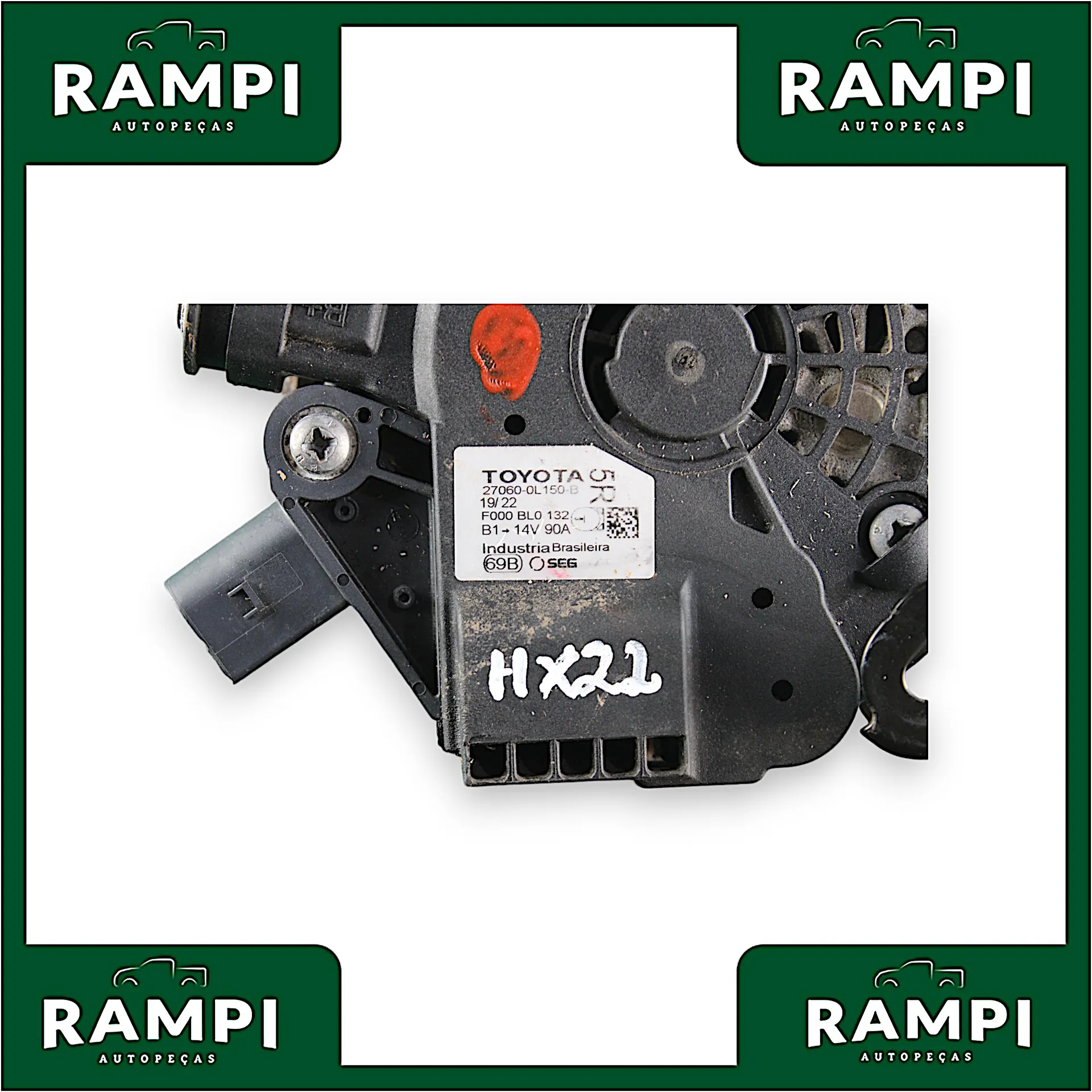 Alternador Toyota Hilux 2.8 Diesel 2016 A 2022 27060-0l160