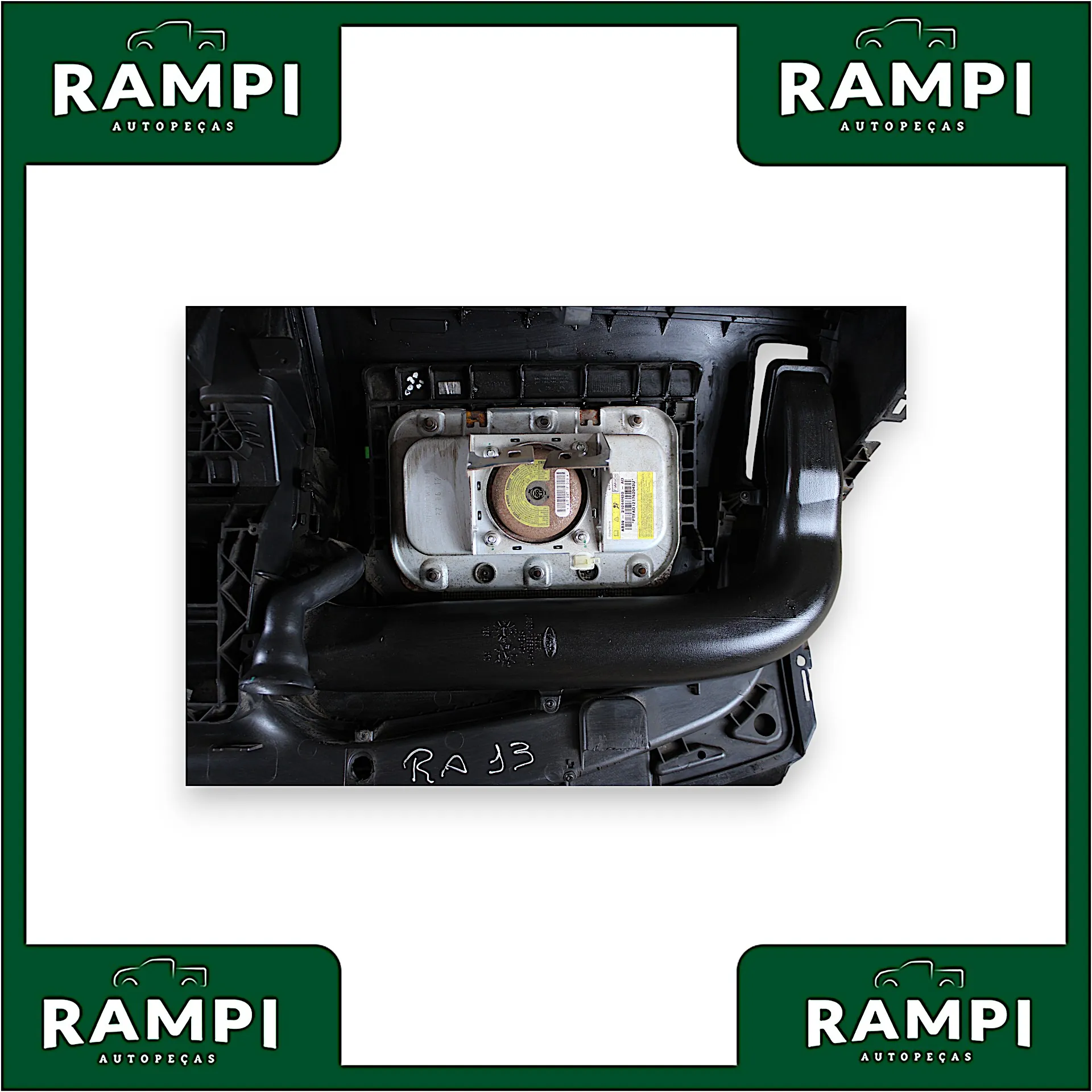 Kit Airbag Ford Ranger 2012 a 2016 (Com Cortinas) ab3914b321gb