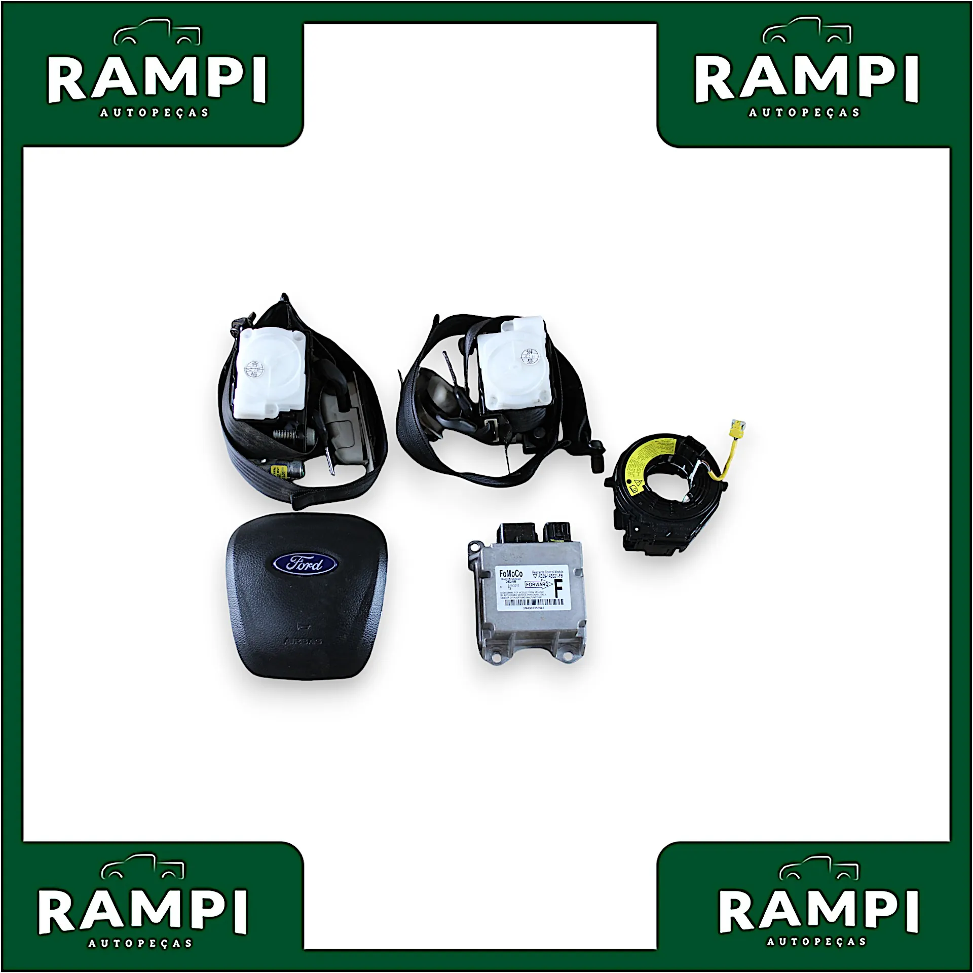 Kit Airbag Ford Ranger 2012 a 2016 ab3914b321fb (Peça com detalhes)