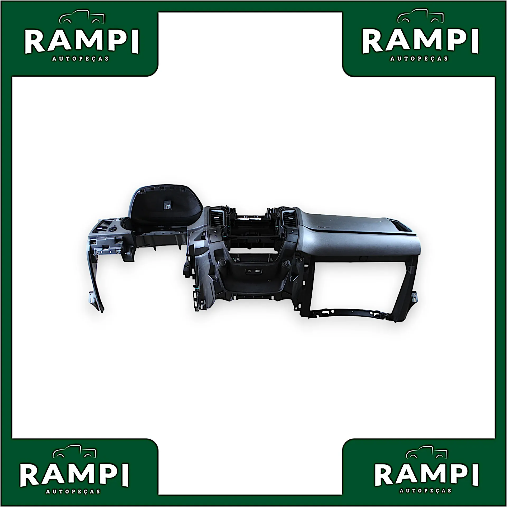 Kit Airbag Ford Ranger 2012 a 2016 (Com Cortinas) ab3914b321gb (Painel com detalhes)