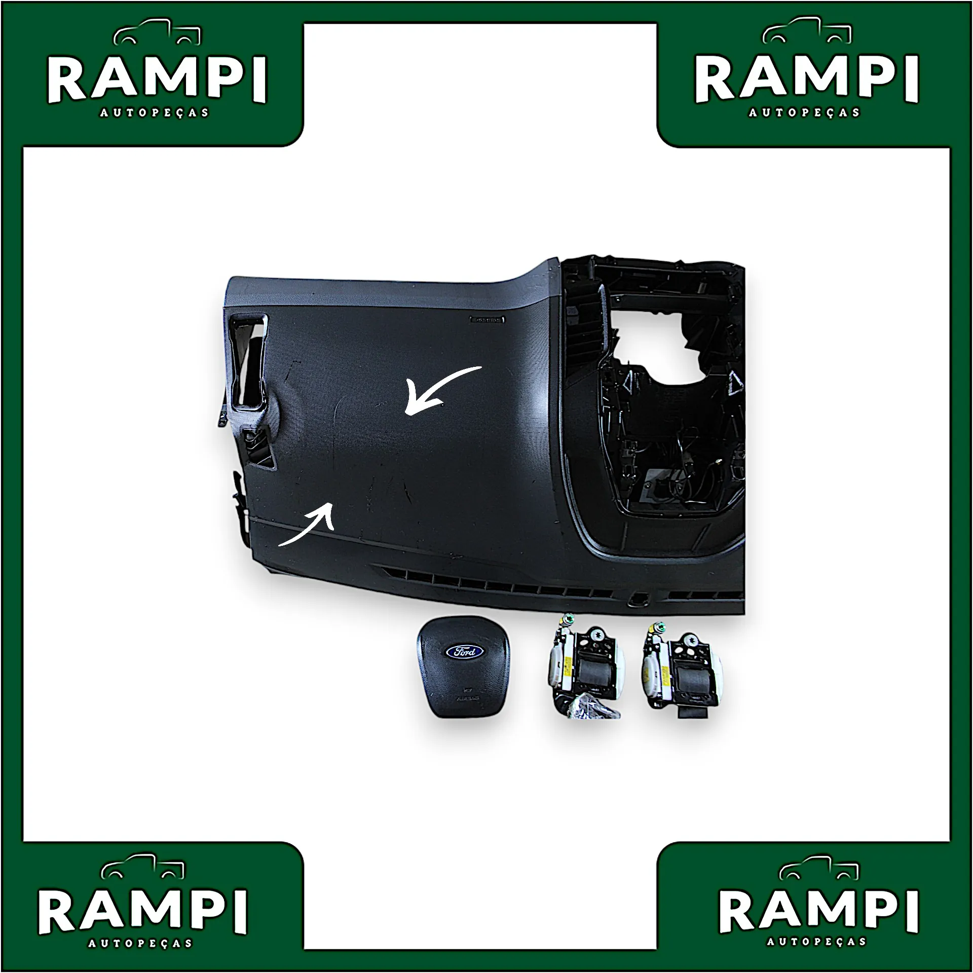 Kit Airbag Ranger Ford 2012 a 2016 ab3914b321fb (Painel com detalhes)