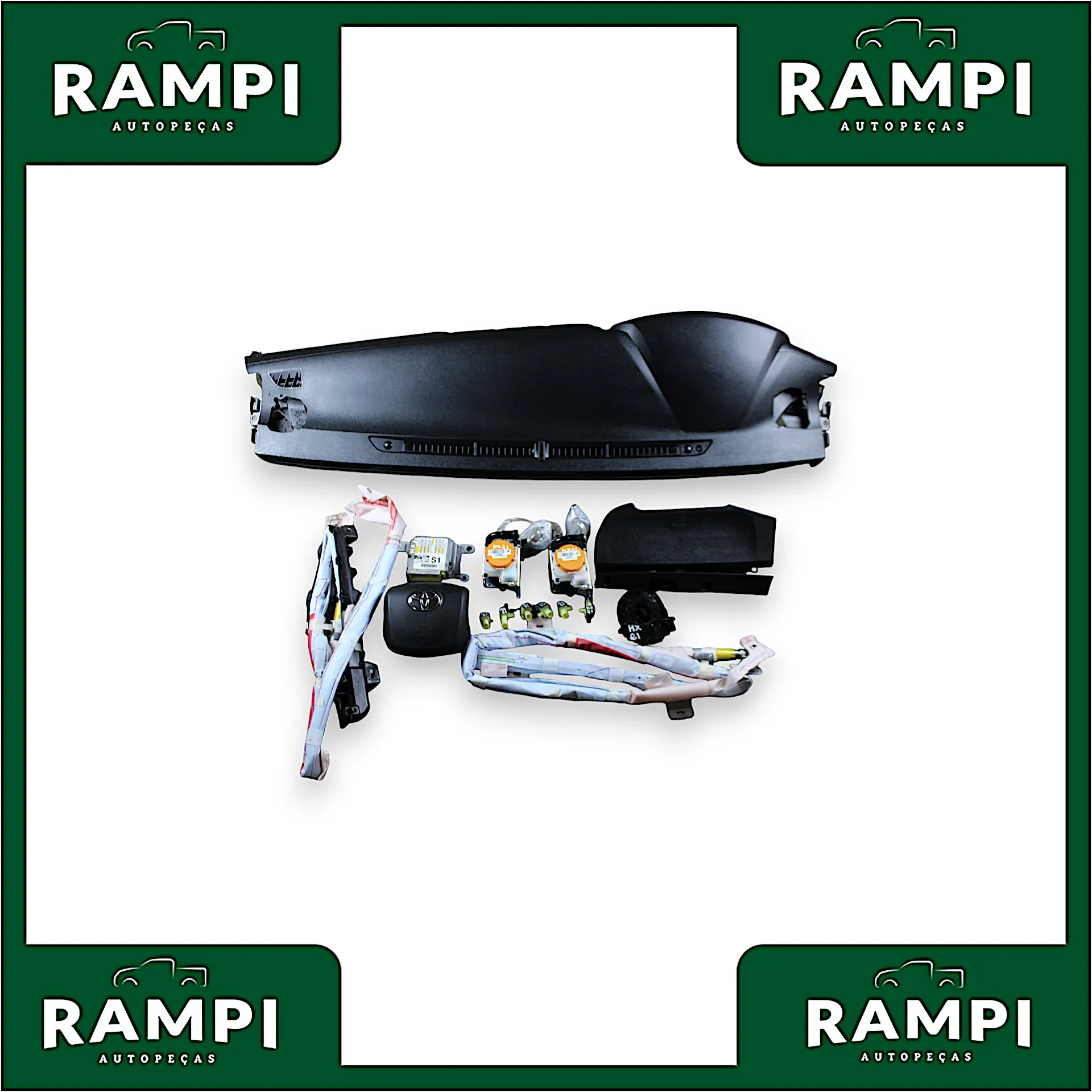 Kit Airbag Toyota Hilux 2021 (Com Cortinas) 891700k610