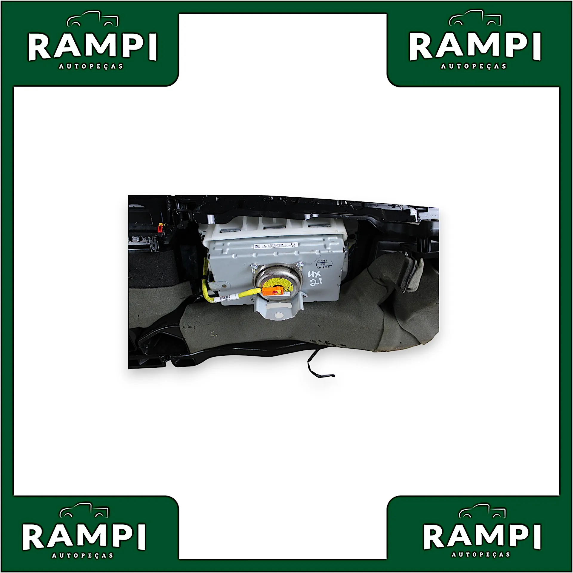 Kit Airbag Toyota Hilux 2021 (Com Cortinas) 891700k610
