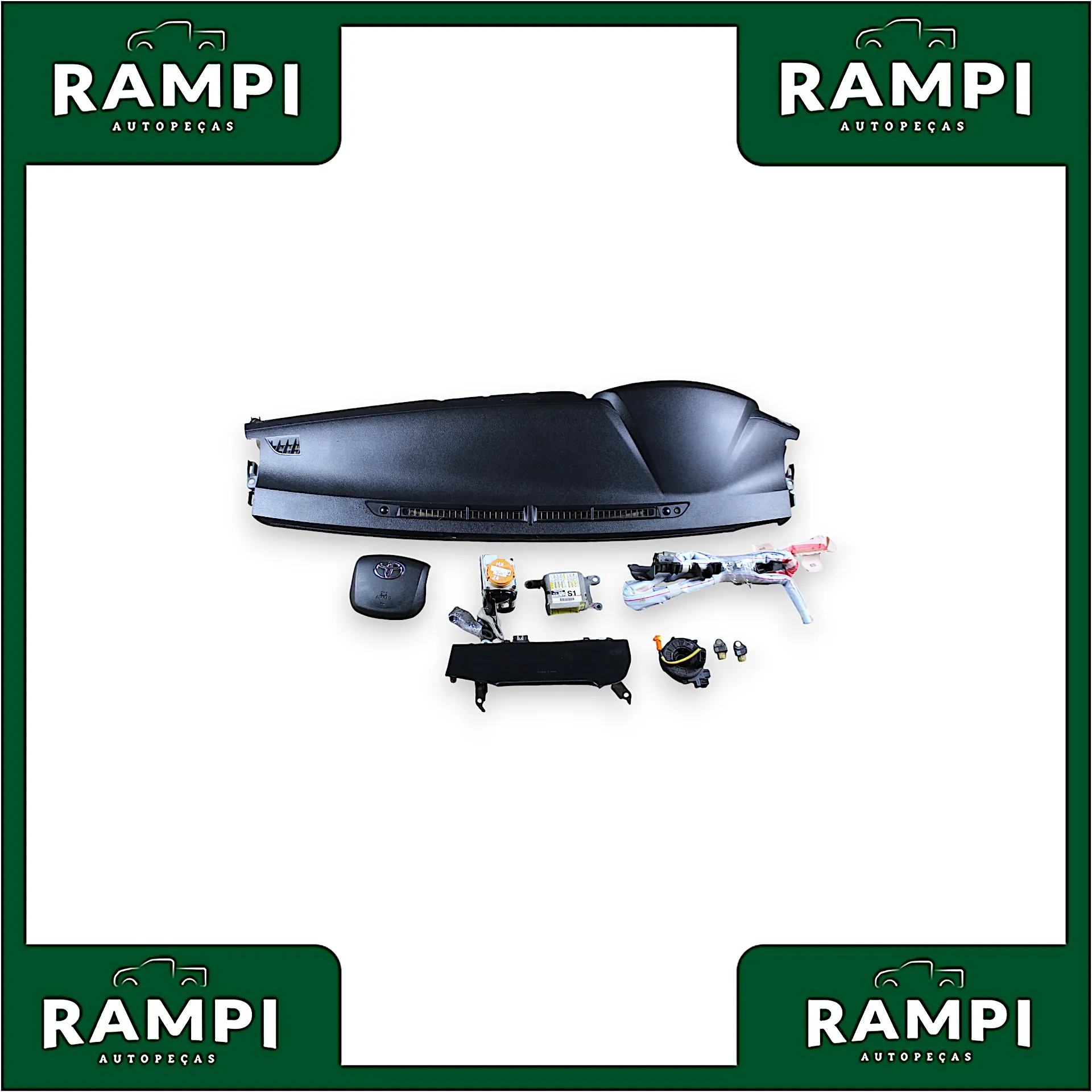 Kit Airbag Toyota Hilux 0891700k610 (Leve risco no painel)