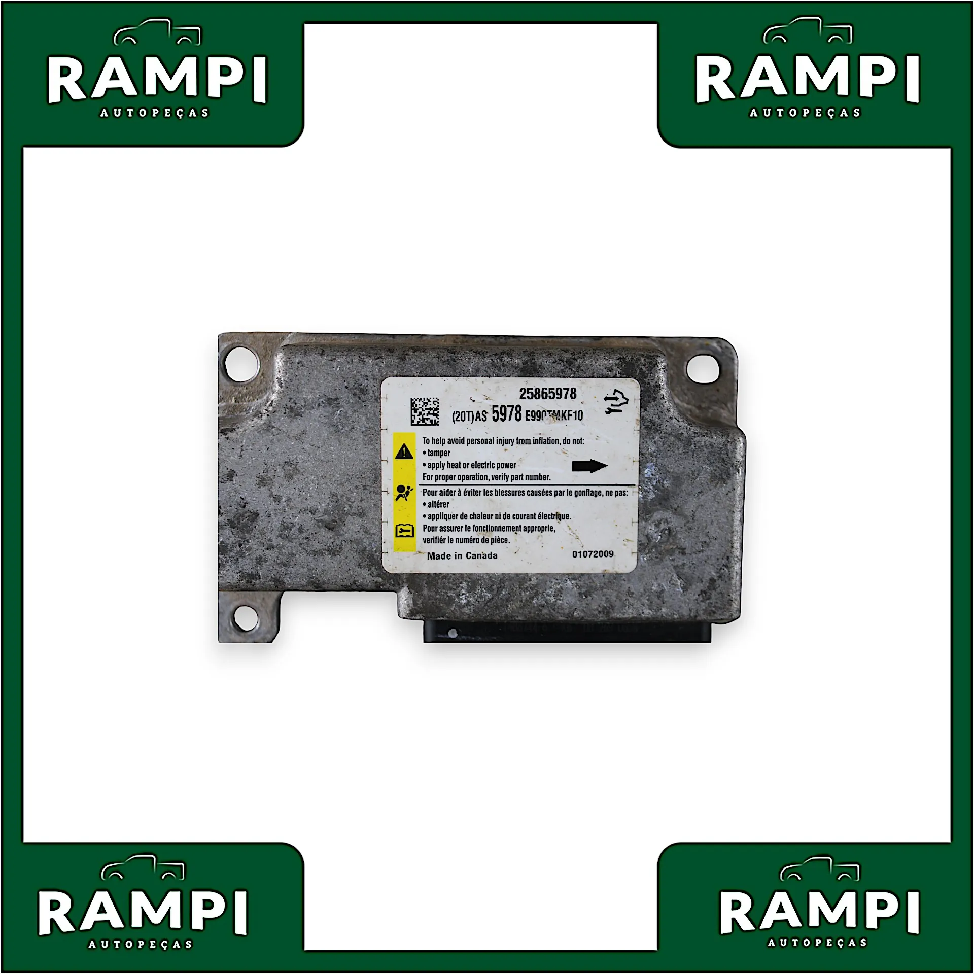 Kit Airbag GM Captiva 2009 25865978